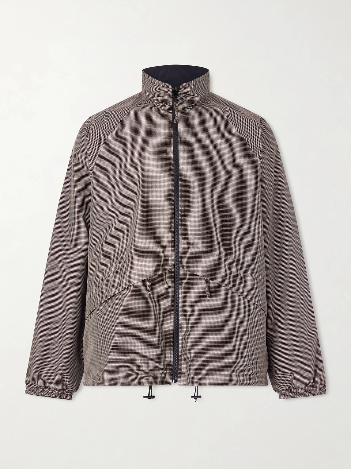 Reversible Checked Silk-Taffeta Jacket - 1