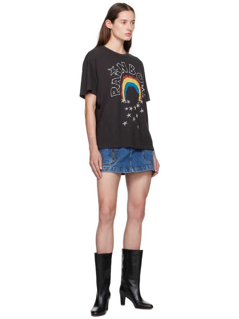 RE/DONE Blue Faded Mini Skirt outlook