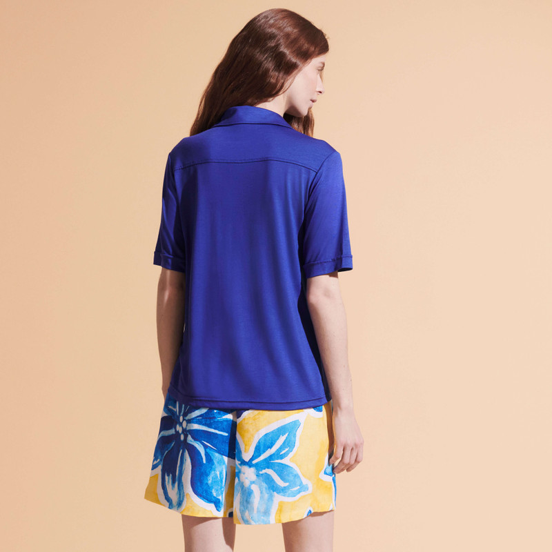 Women Polo Shirt Solid 4