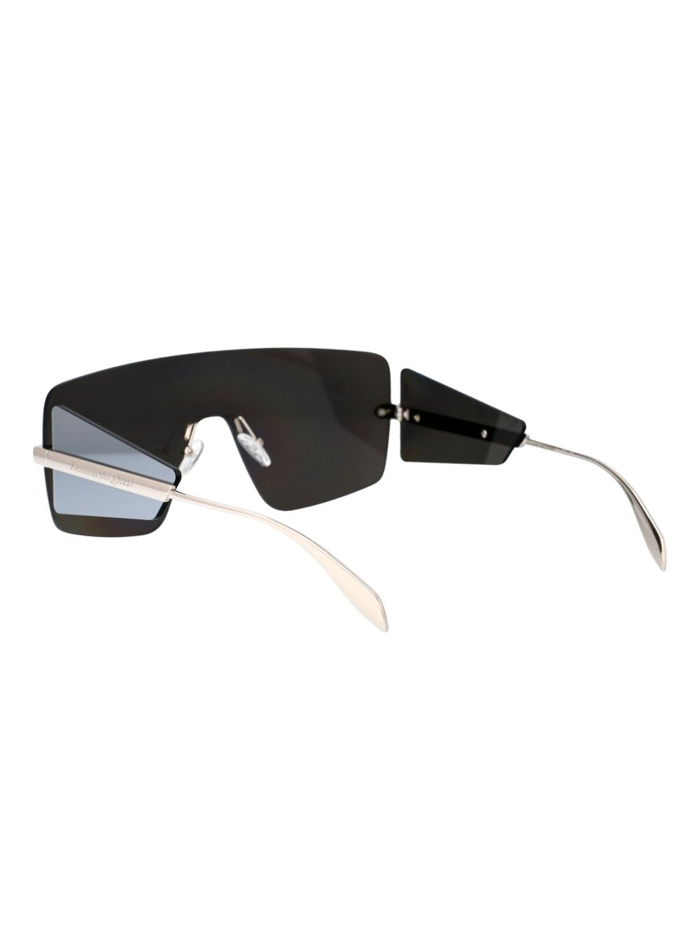 mirrored shield-frame sunglasses - 4