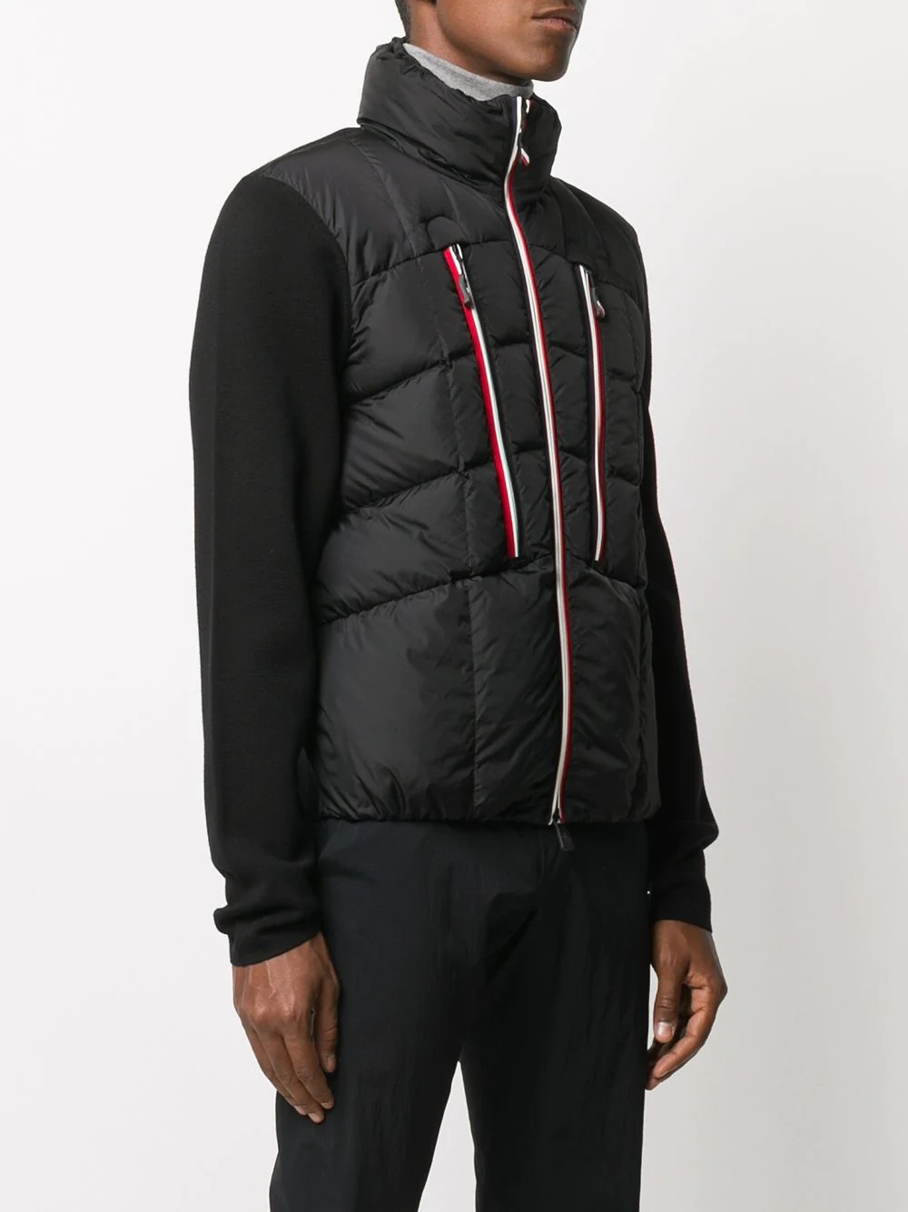 high-neck padded down jacket - 3