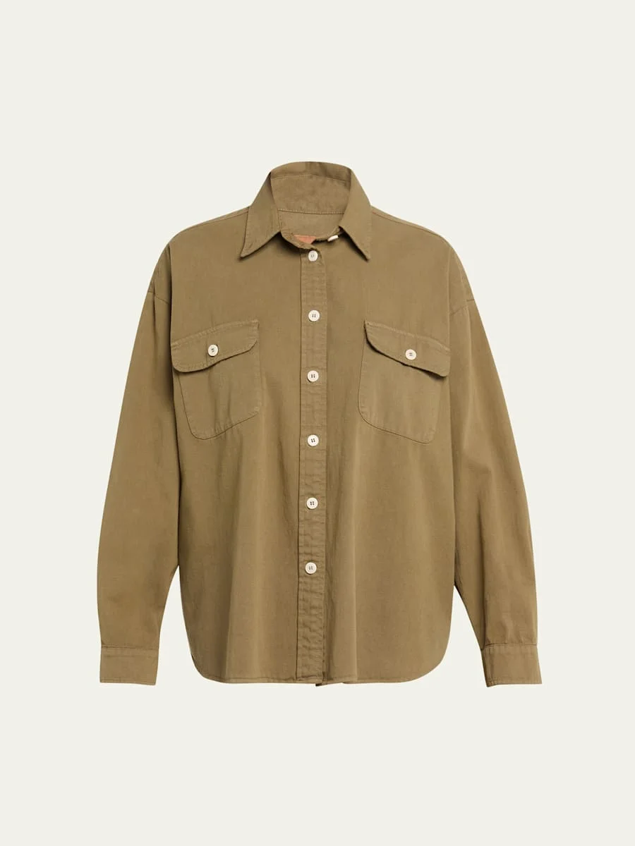 The Big Shirt with Flap Pockets - 1