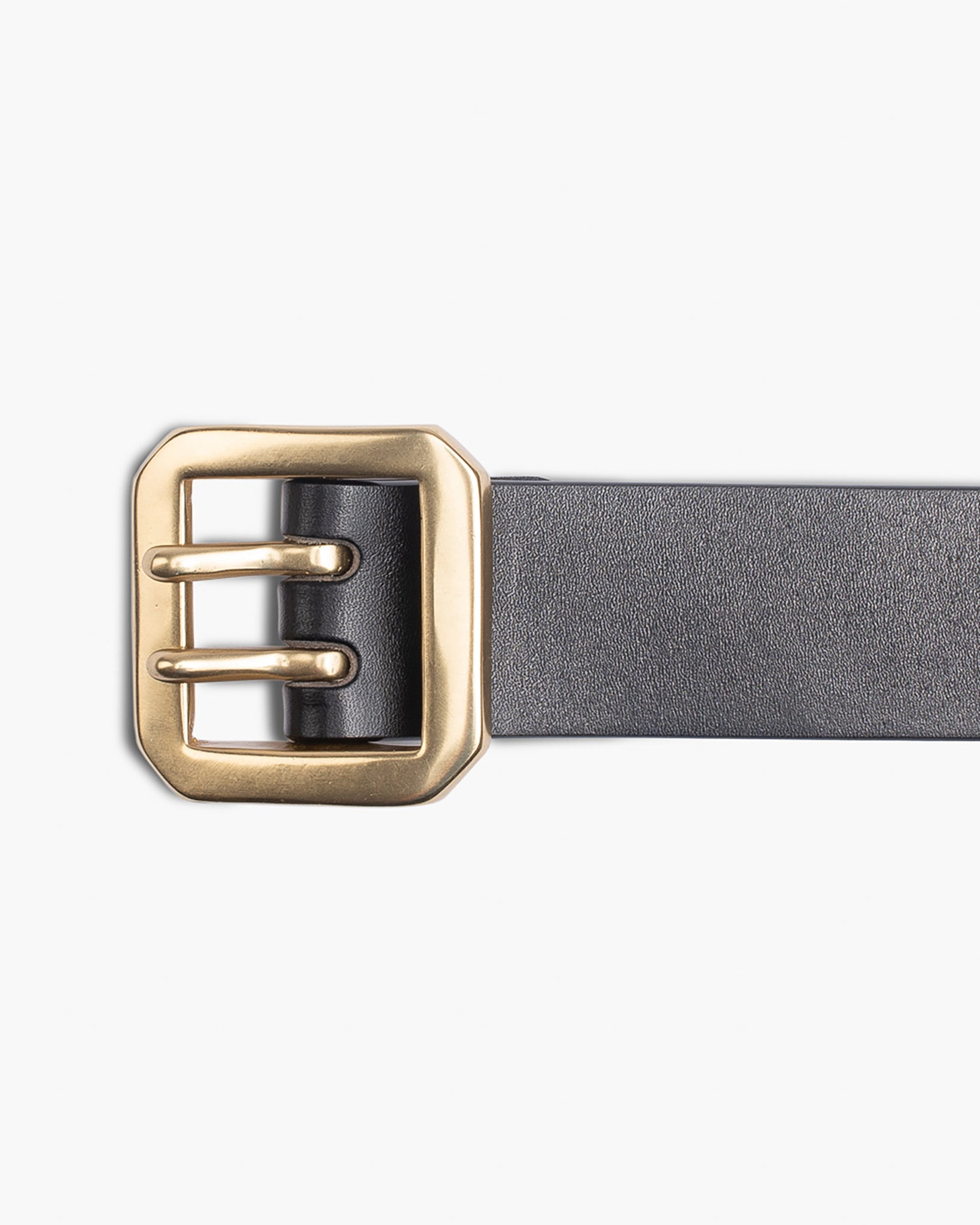 OGL-BELT-FULL-DPGAR-BLK OGL Double Prong Garrison Buckle Leather Belt - Black - 7