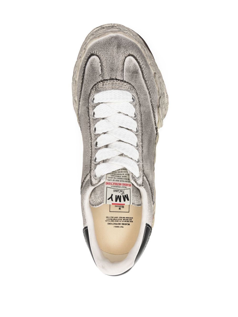 Herbie distressed-effect trainers - 4