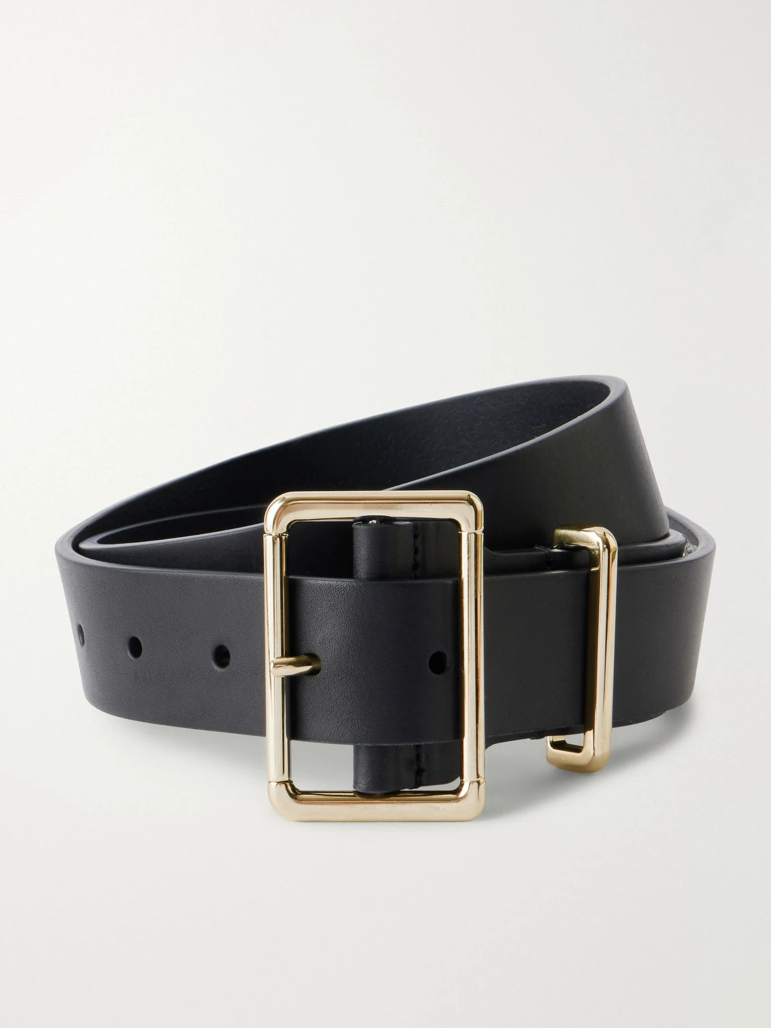 Marlene embellished leather belt Black - 1