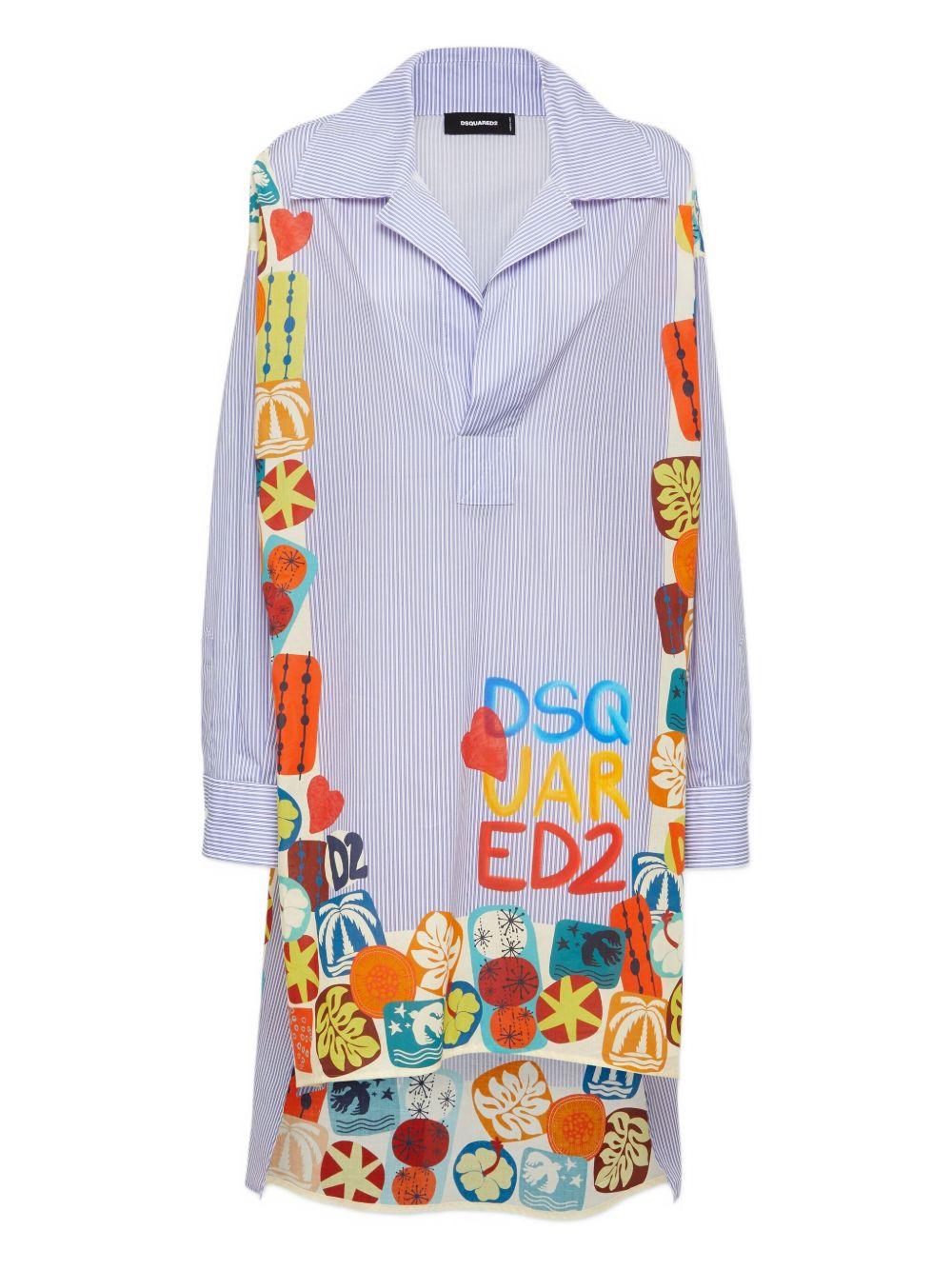 cotton midi dress - 1