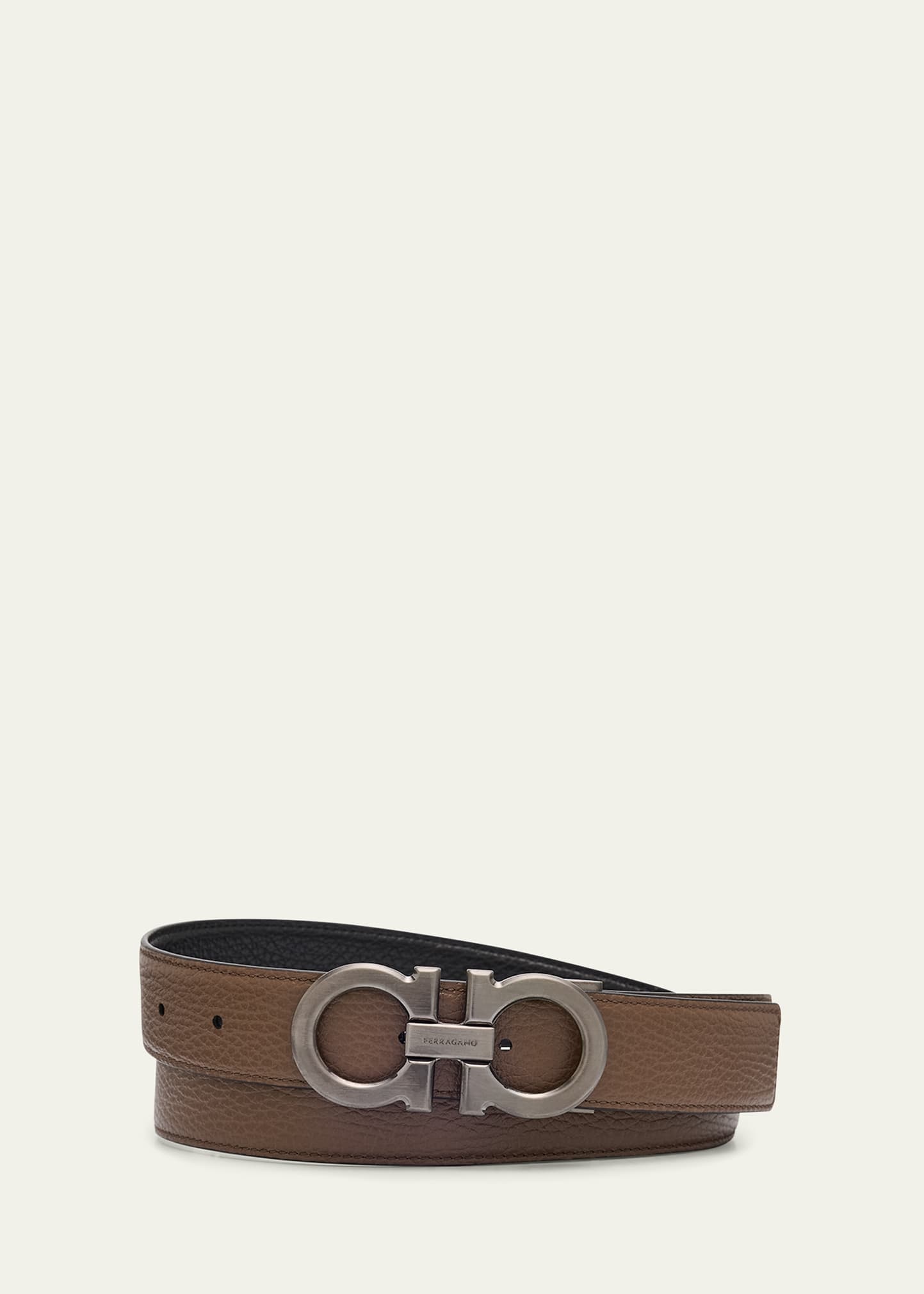 Men's Reversible Gancini-Buckle Belt - 3