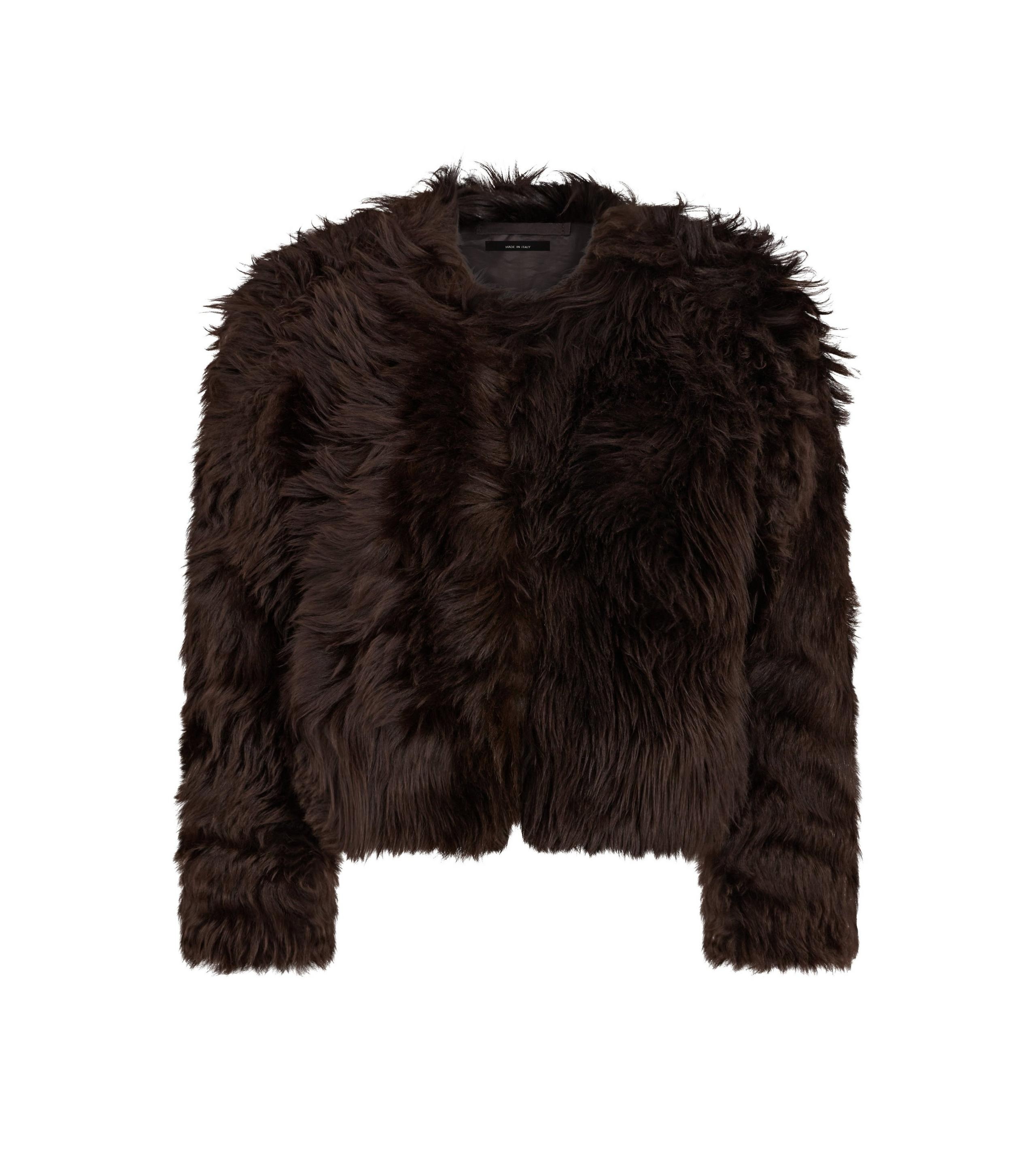 TOM FORD CURLY SHEARLING JACKET tomford REVERSIBLE
