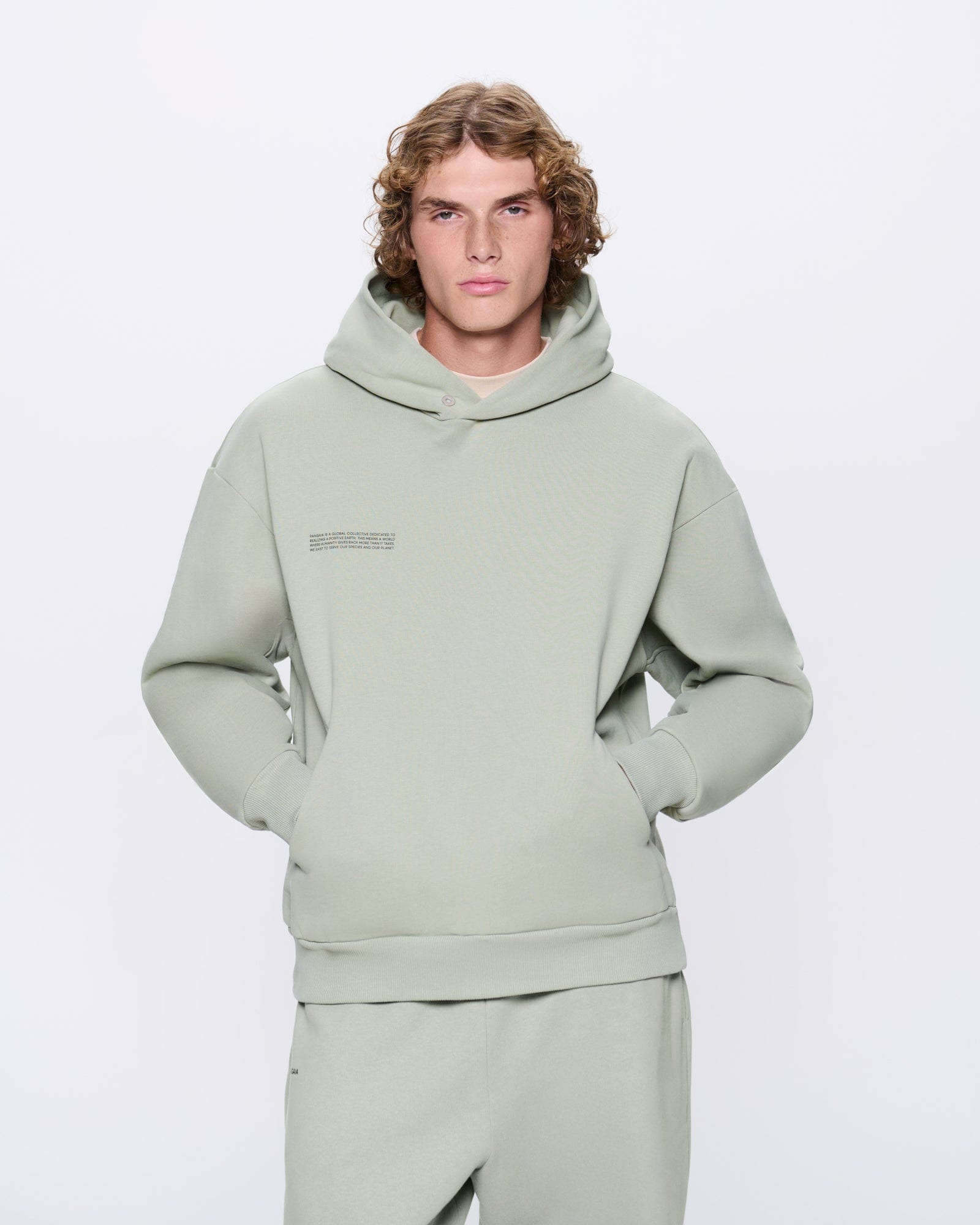Mens DNA Hoodie - Moss Green - 2