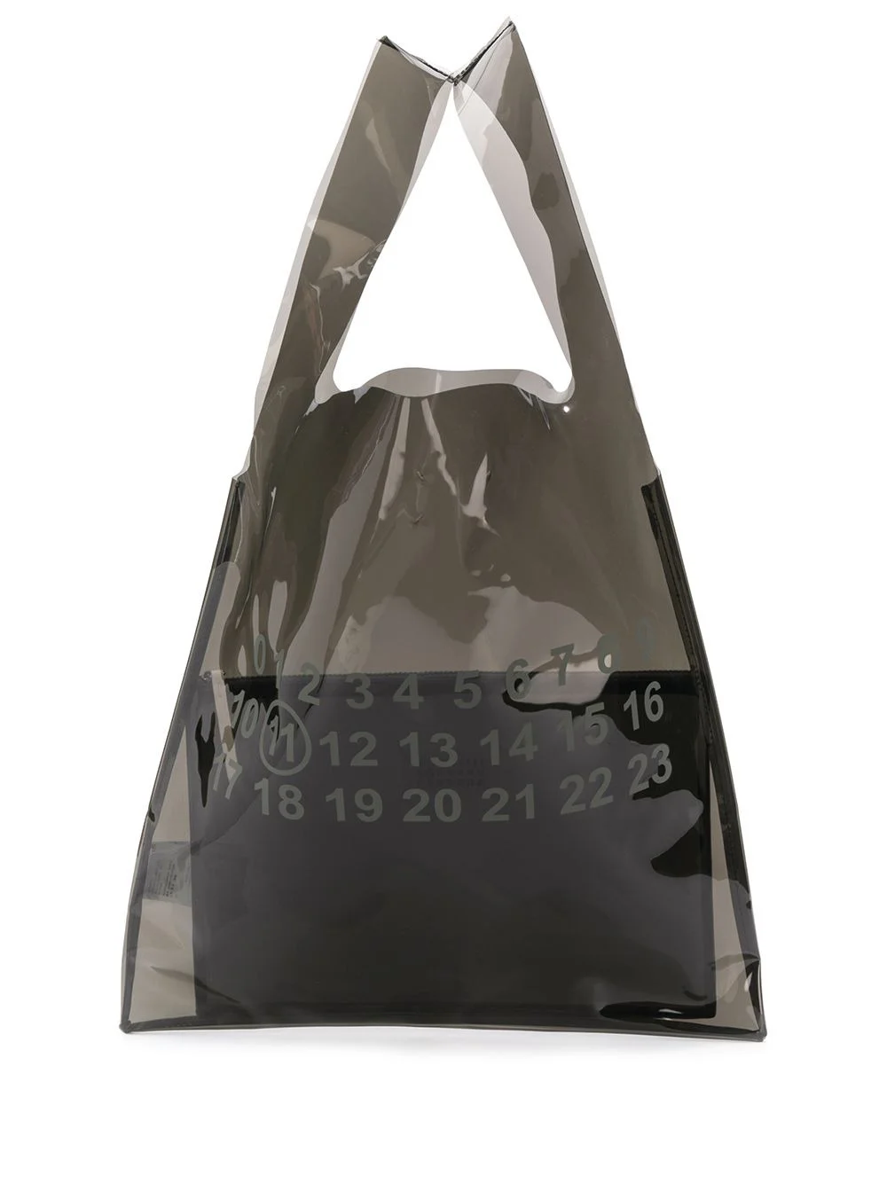 number print tote bag - 1