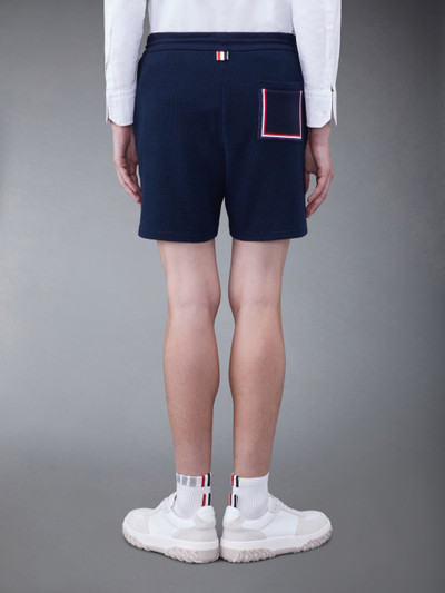 Thom Browne RWB stripe-trimmed track shorts outlook