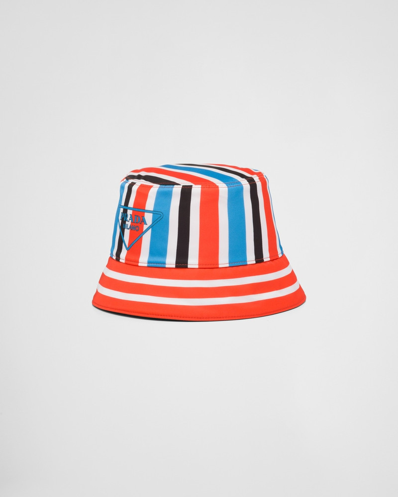 Printed Re-Nylon bucket hat 1