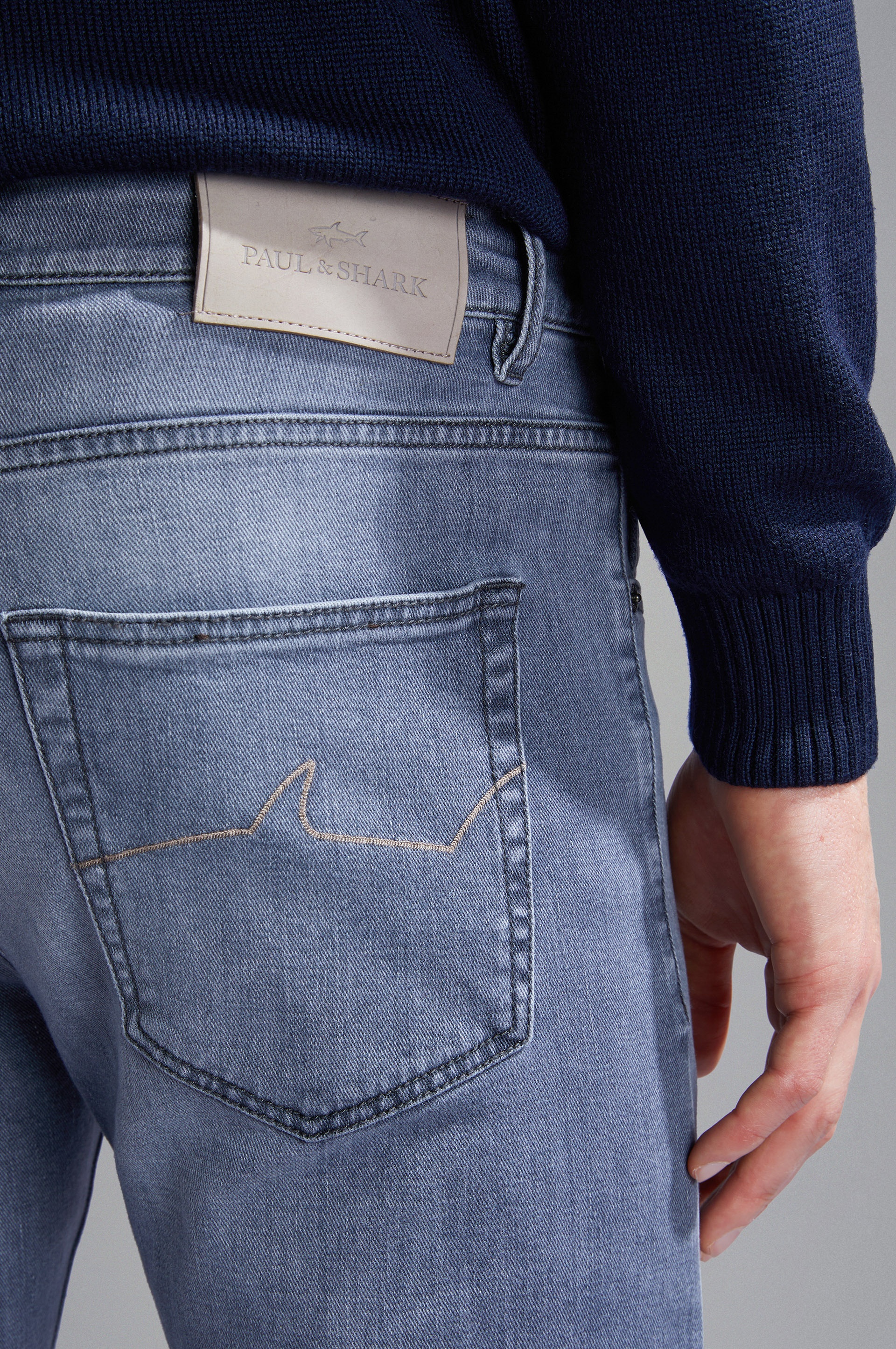 SOFT STRETCH DENIM JEANS - 4