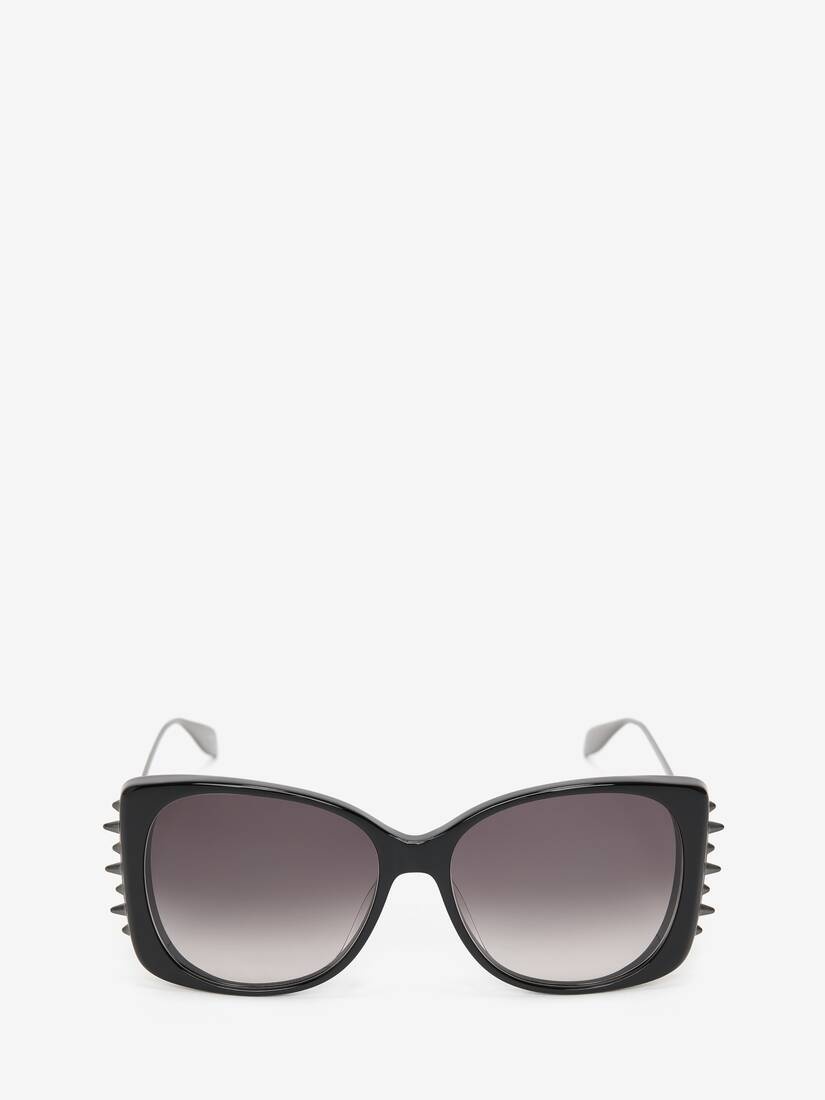 Punk Stud  Square Sunglasses in Black/ruthenium - 1