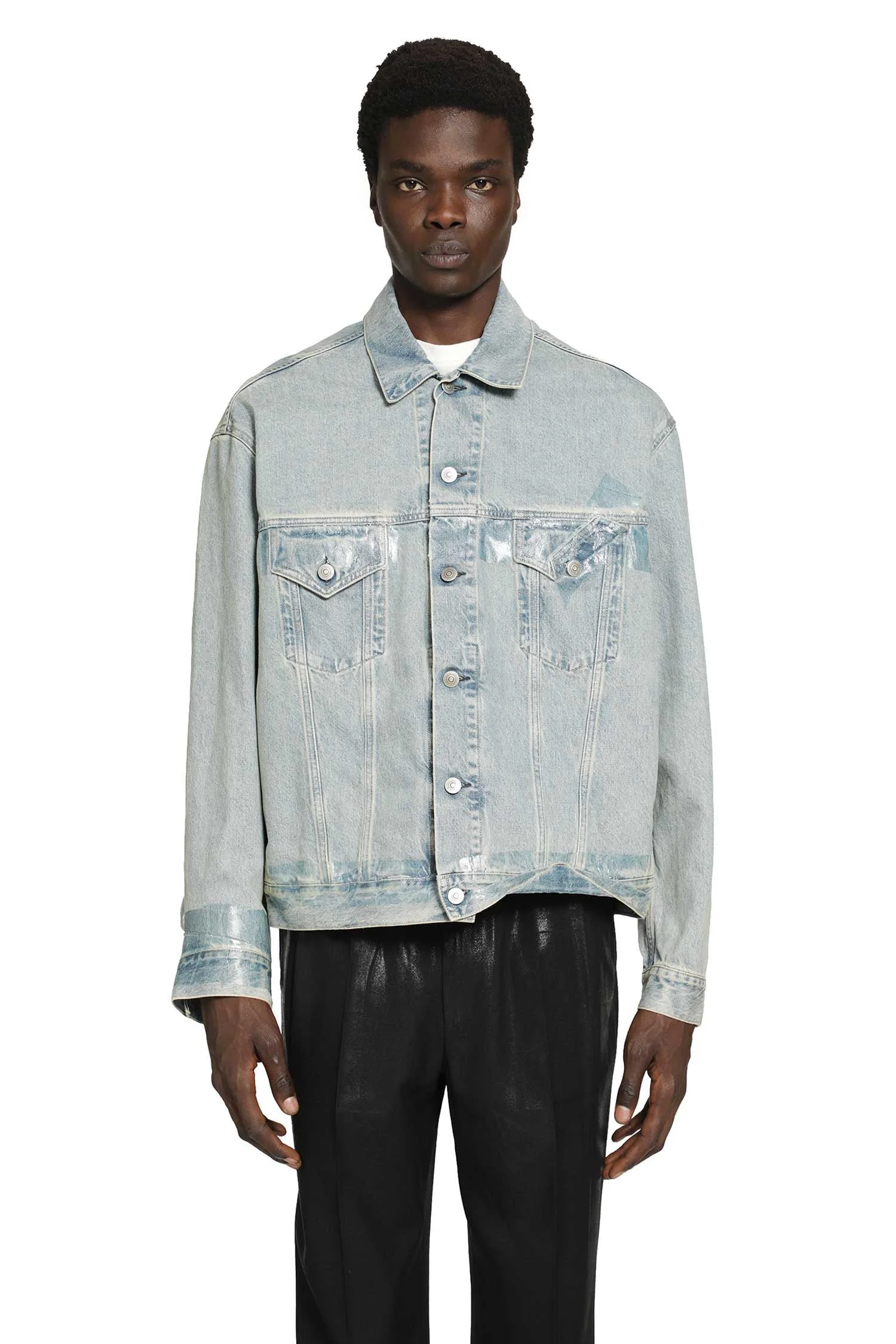 Taped Denim Jacket - 1