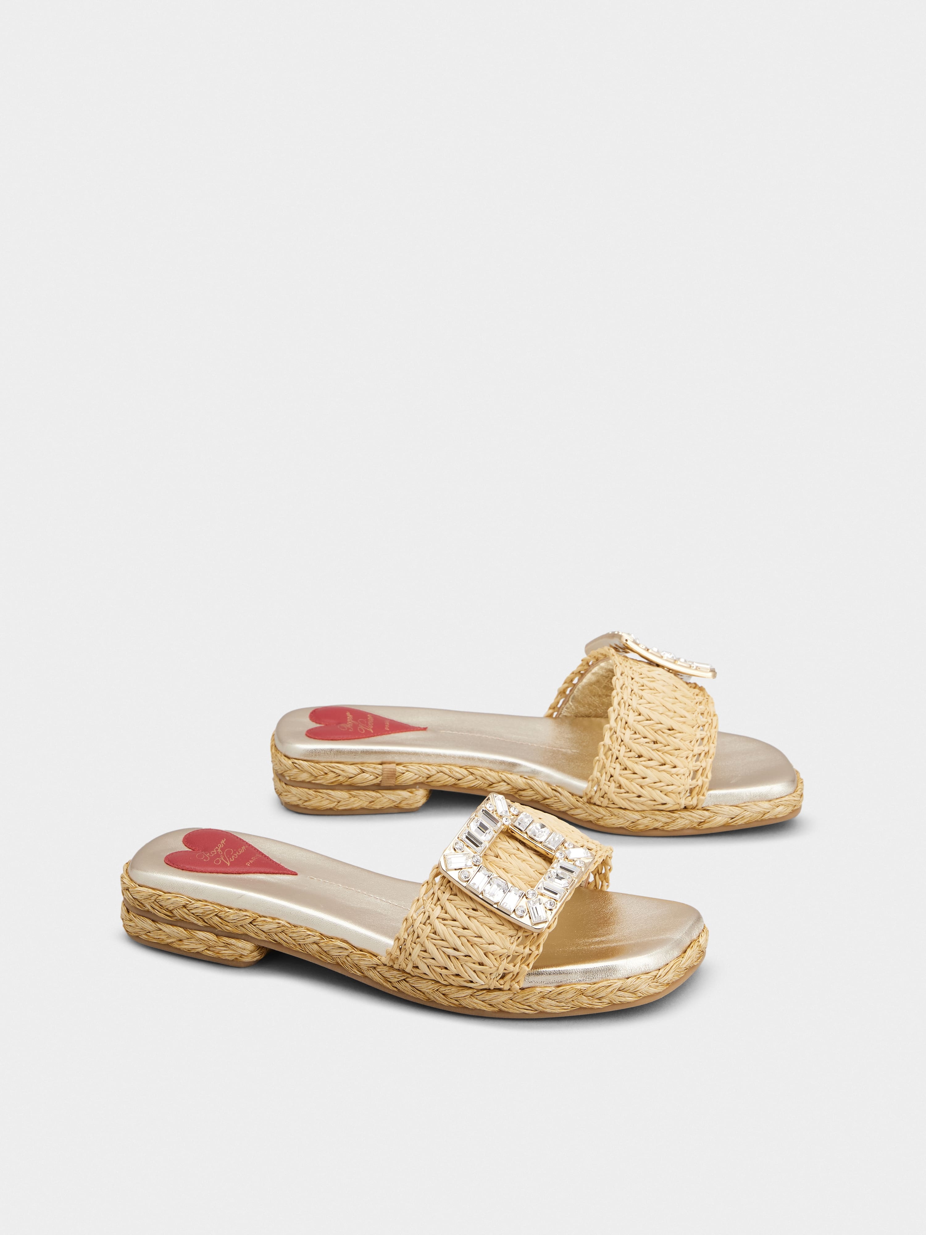 Espadrilles Mules in raffia - 2