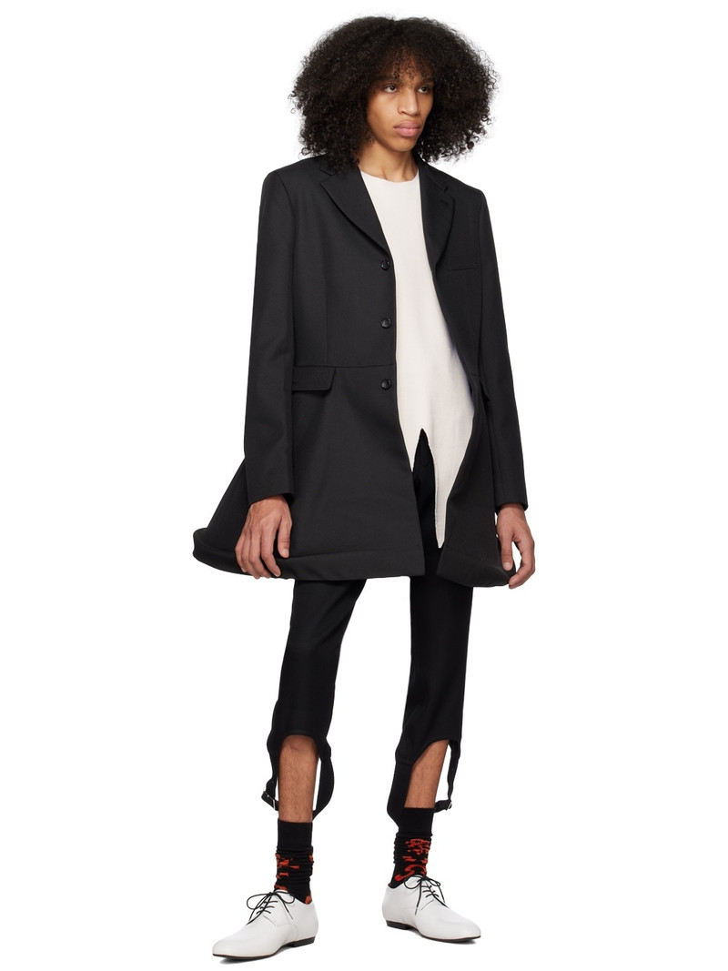 Comme des Garçons Homme Plus White Serrated Sweater outlook