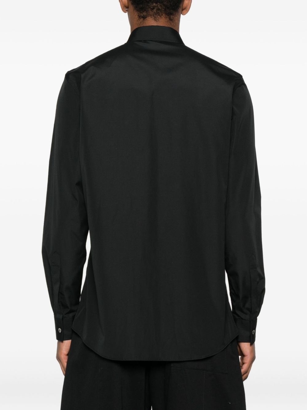 logo-detail pocket shirt - 4