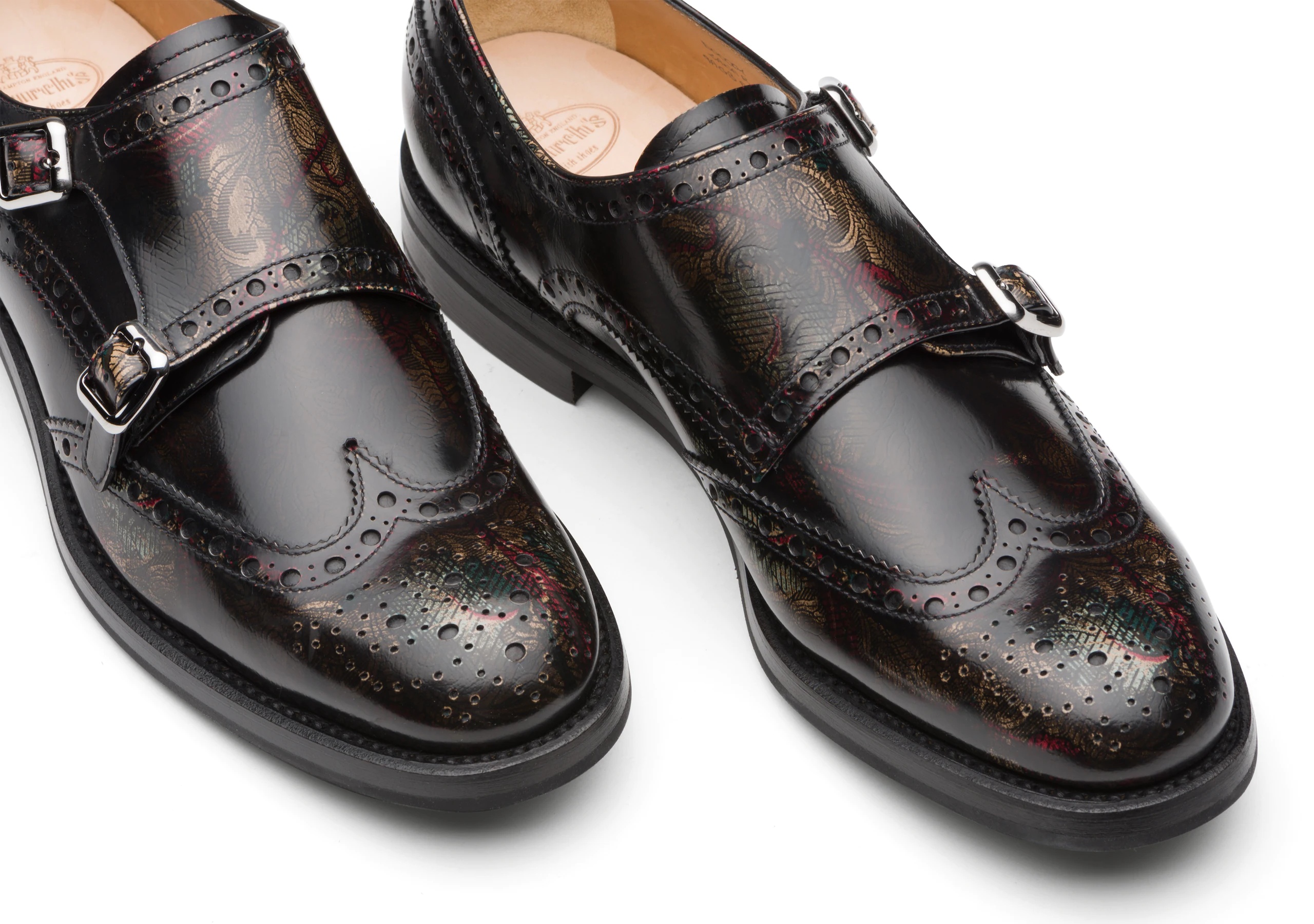 Lana r
Polished Fumè Monk Floral Grey - 4