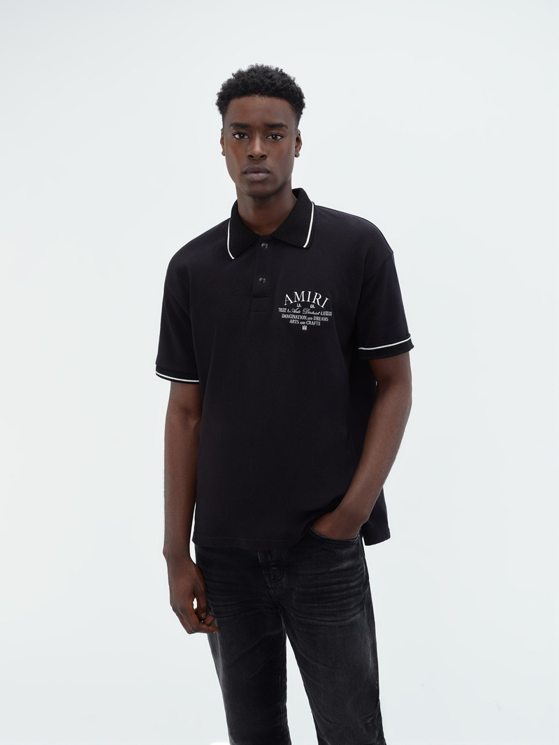 AMIRI ARTS DISTRICT PIQUE POLO 2