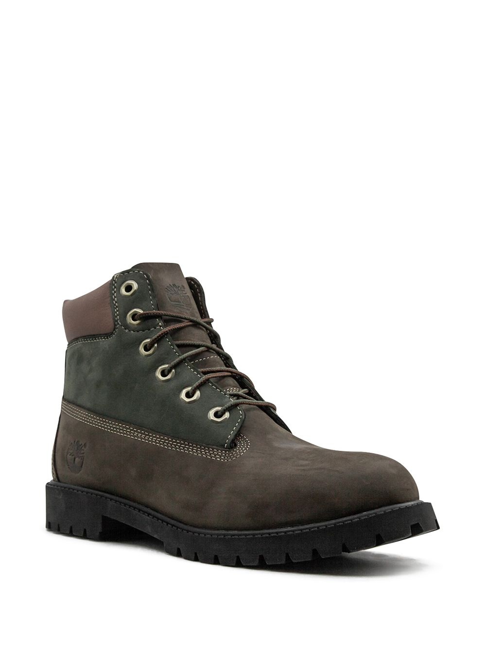 6 Inch Premium "Dark Brown/Green" boots - 2