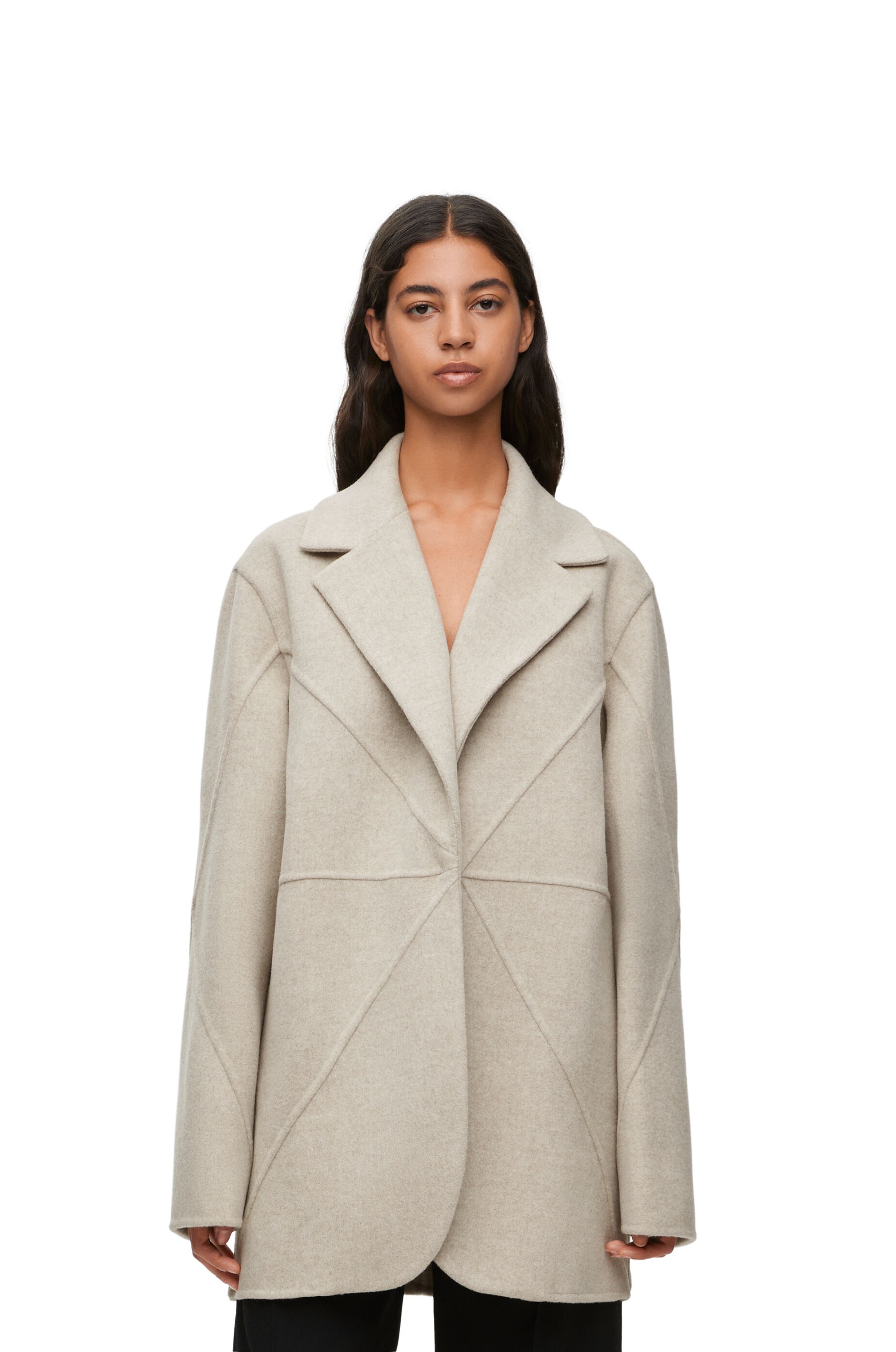 Puzzle Fold jacket in wool and cashmere - 3