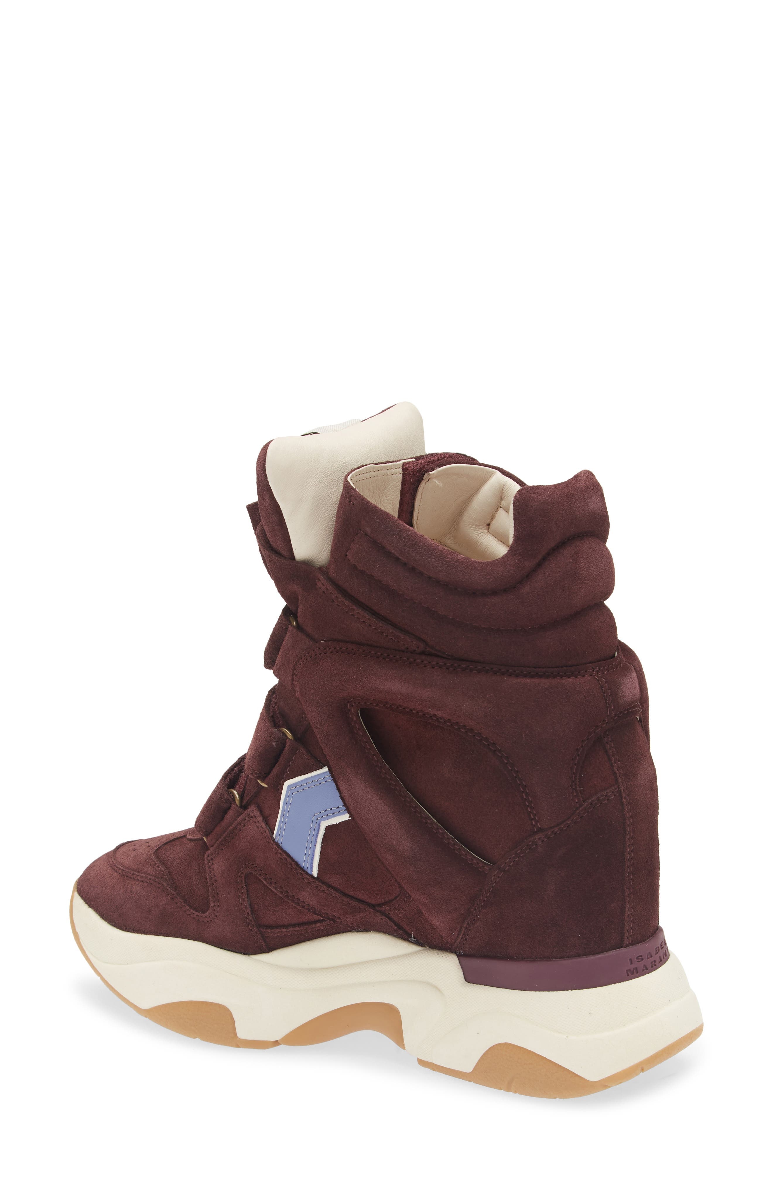 Isabel Marant Balskee Wedge Sneaker in Plum/Lavender at Nordstrom - 2
