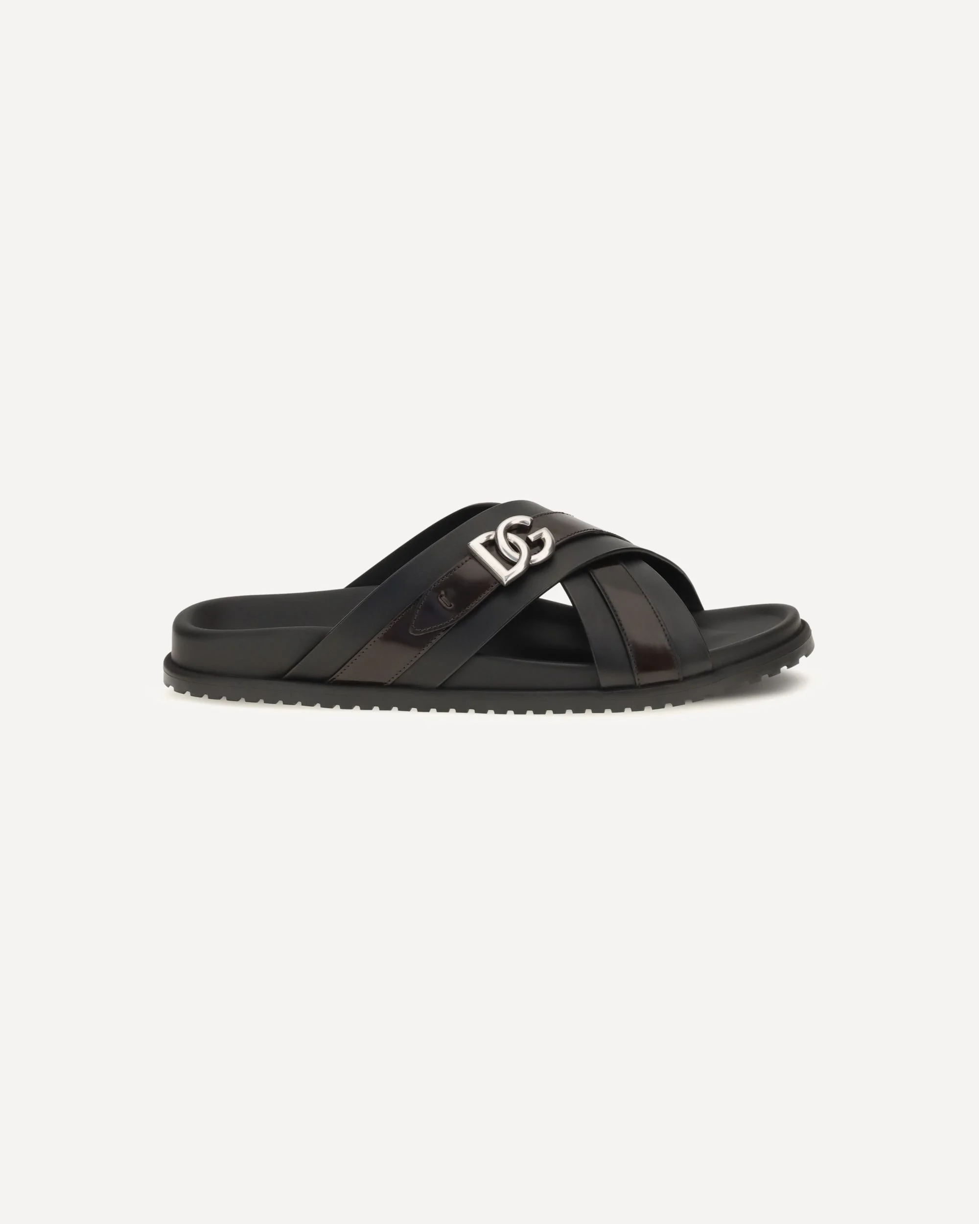 Smooth calf leather Slide Sandals - 1