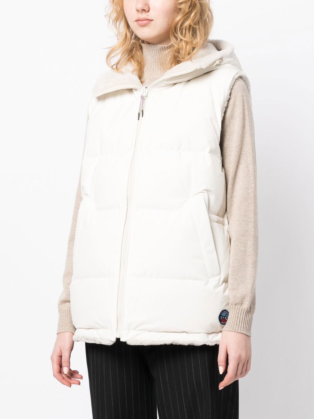 hooded padded gilet - 3