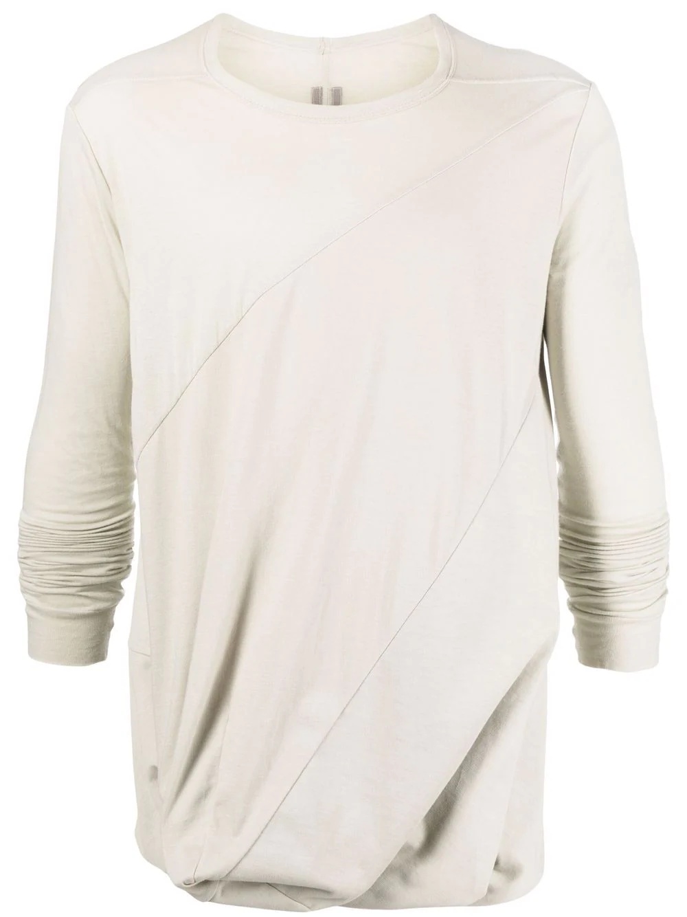 inhuman draped long-sleeve top - 1