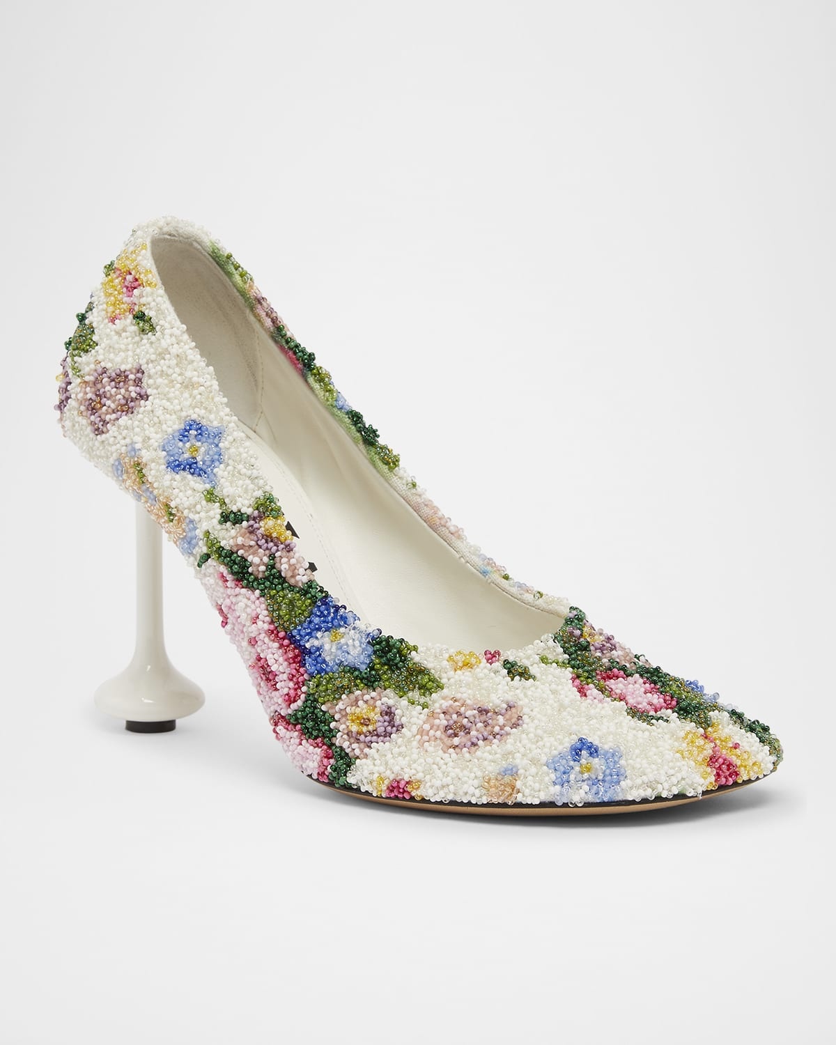 Toy Floral Beaded Pumps - 3