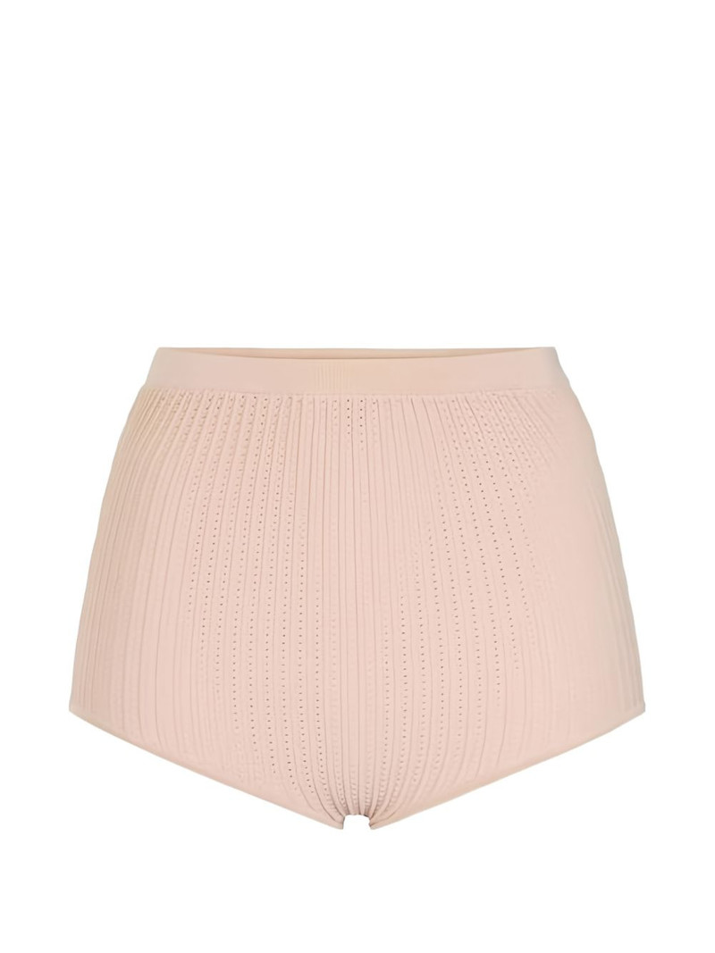 knitted mini shorts 1