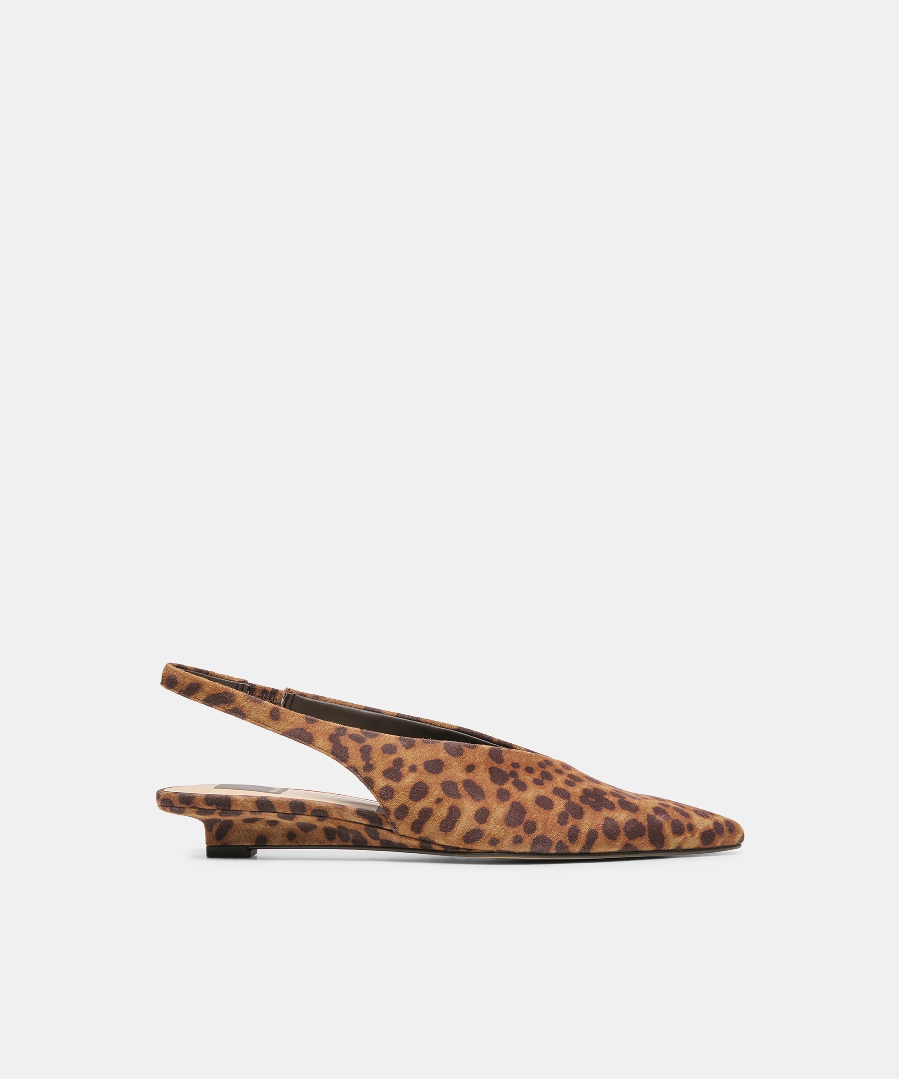 LEEROY FLATS DK LEOPARD PRINTED SUEDE - 1