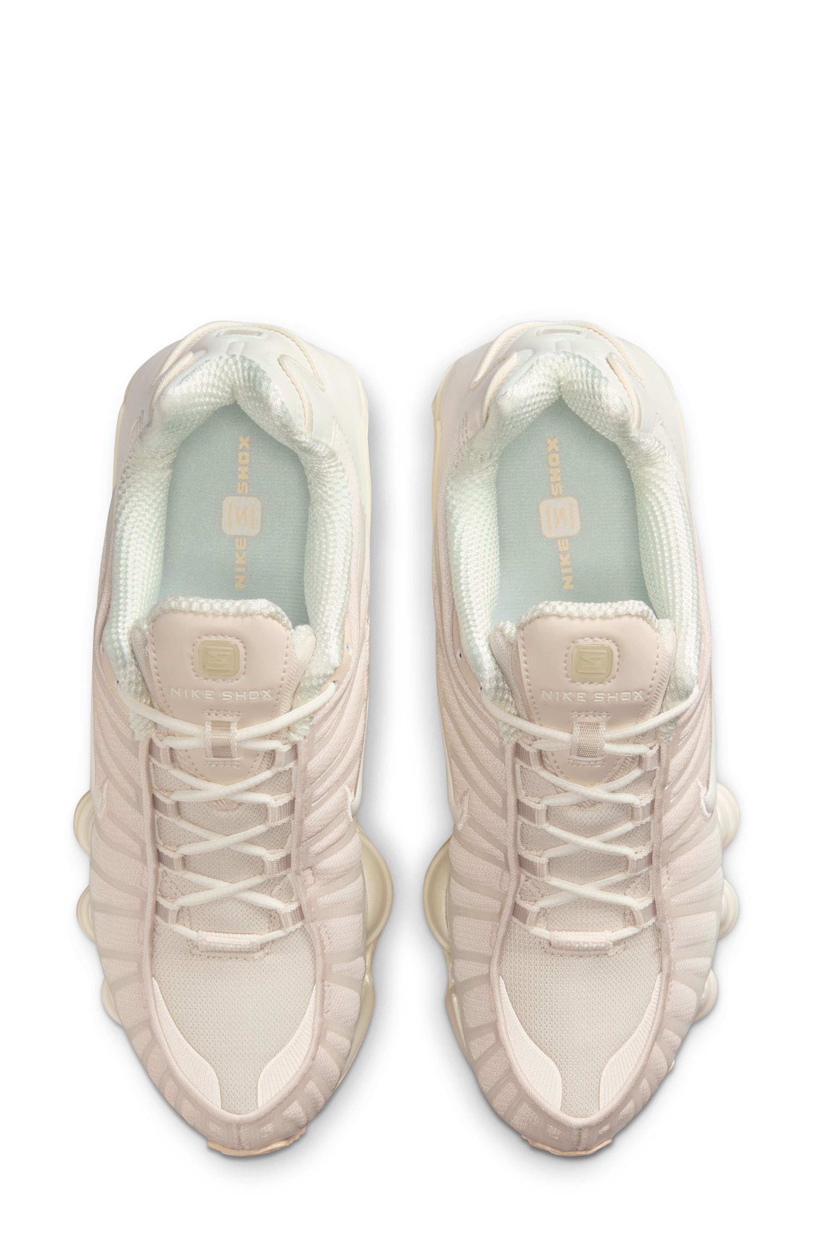 Nike Shox TL Sneaker in Pearl White/Soft Pearl/Pink at Nordstrom - 3