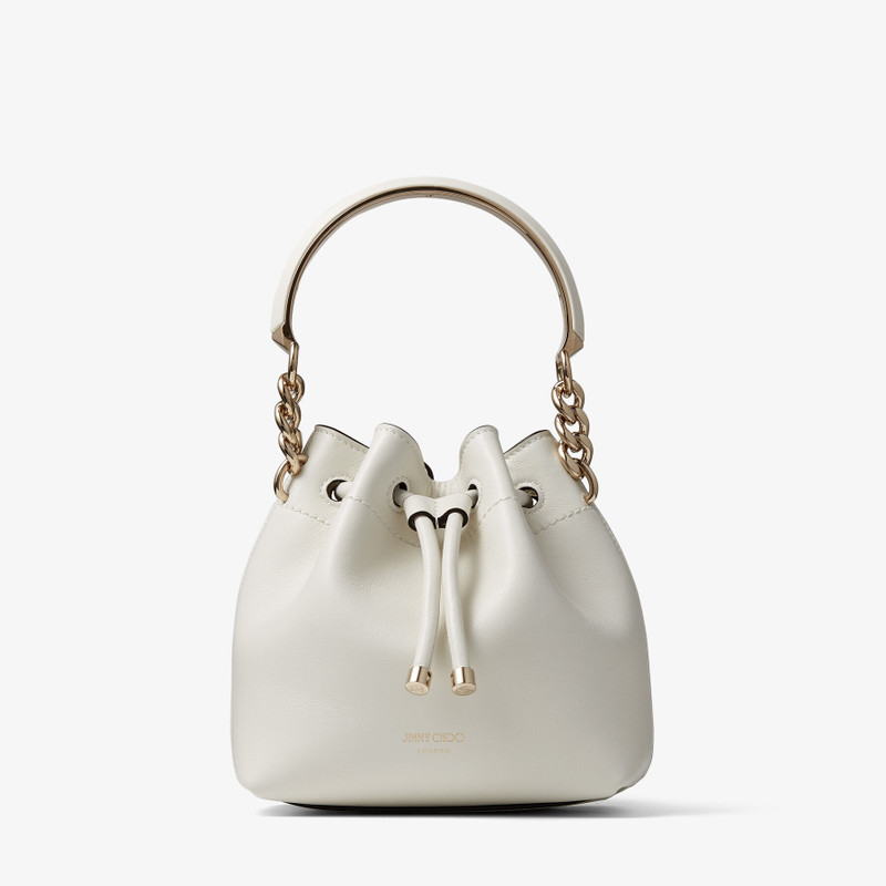 Bon Bon Bucket S
Latte Leather Bucket Bag with Light Gold Hardware 1
