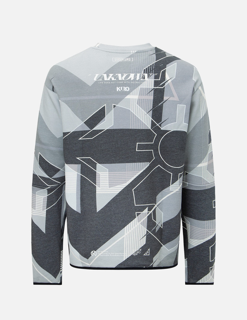 EVISU Kamon Camo Print Sweatshirt outlook