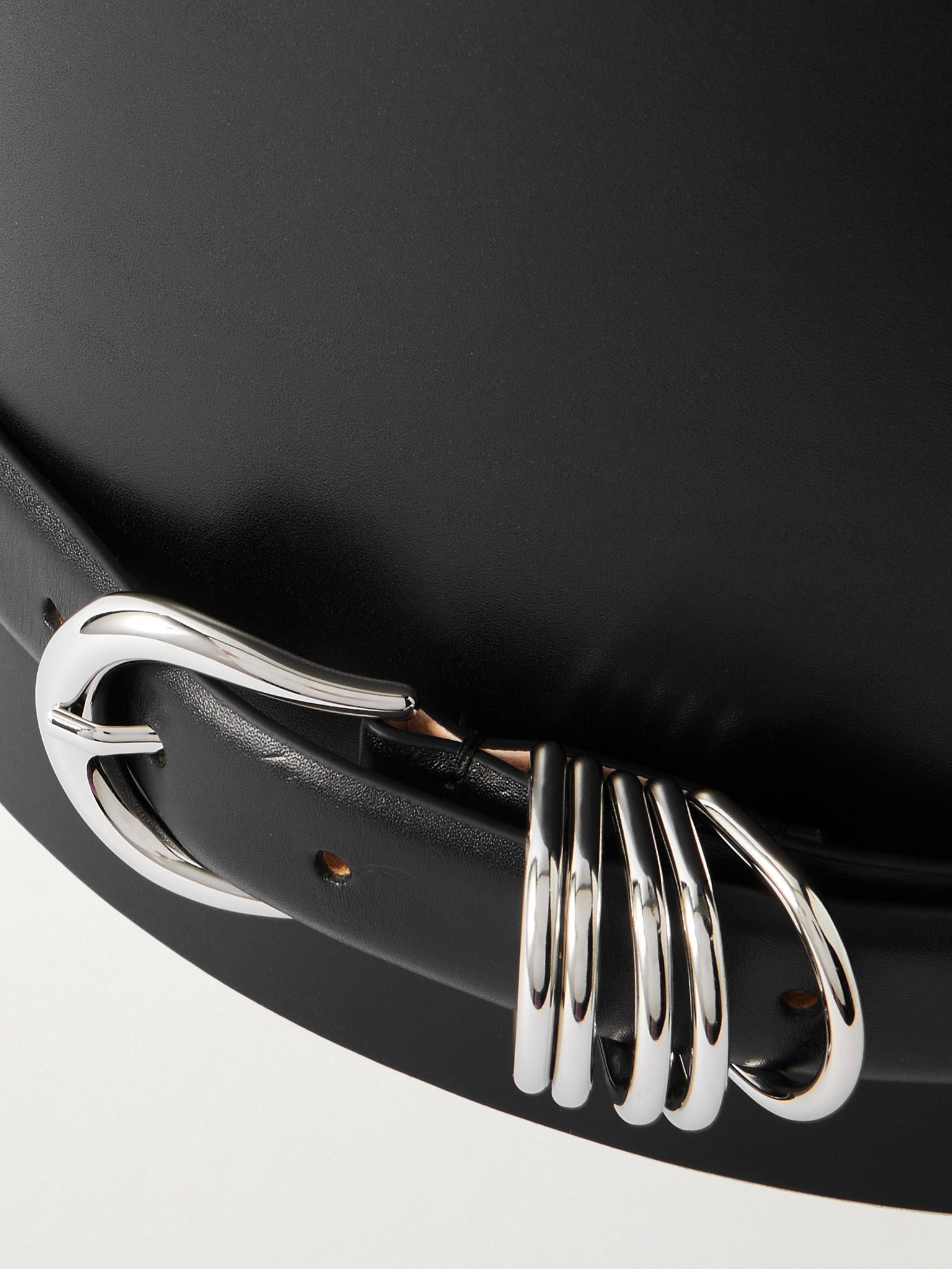 Leather waist belt Black - 4