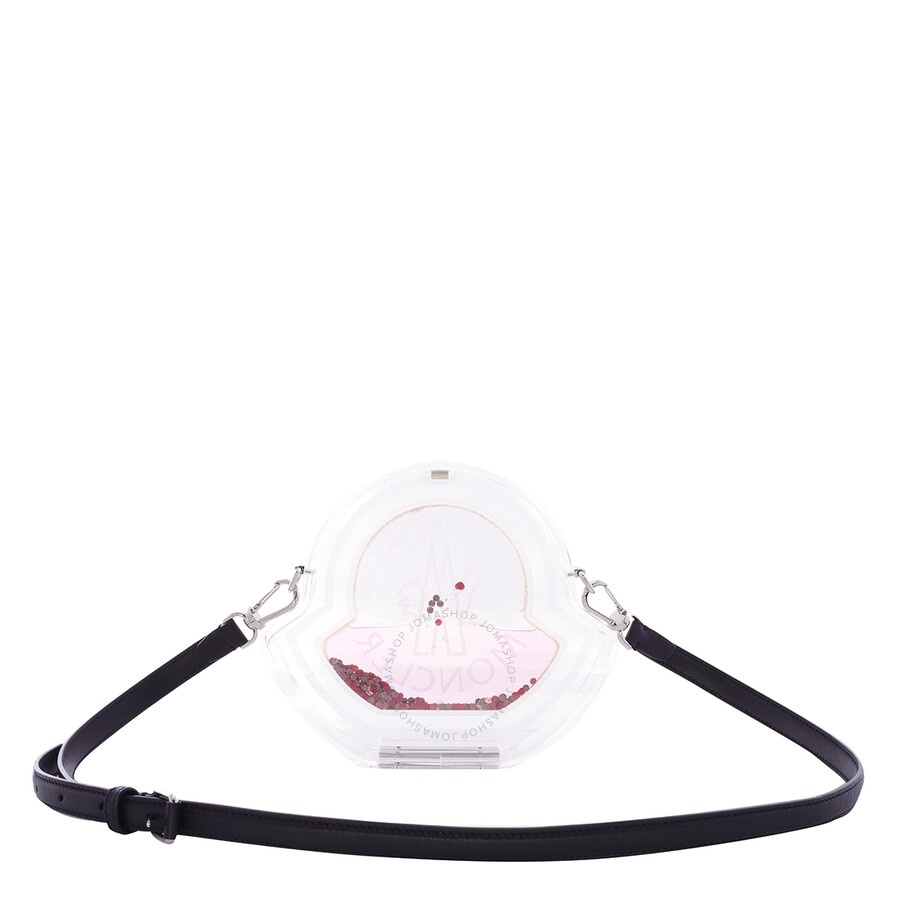 Moncler Ladies COQ Transparent Logo Crossbody Bag - 4