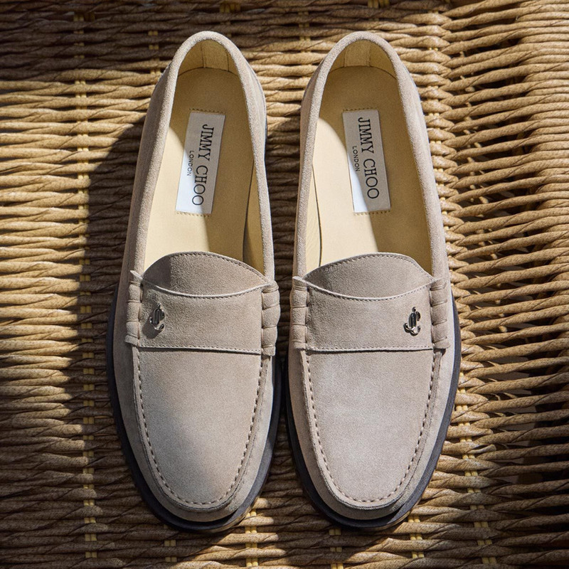 Ethan Loafer Stone Velvet Suede Loafer 5