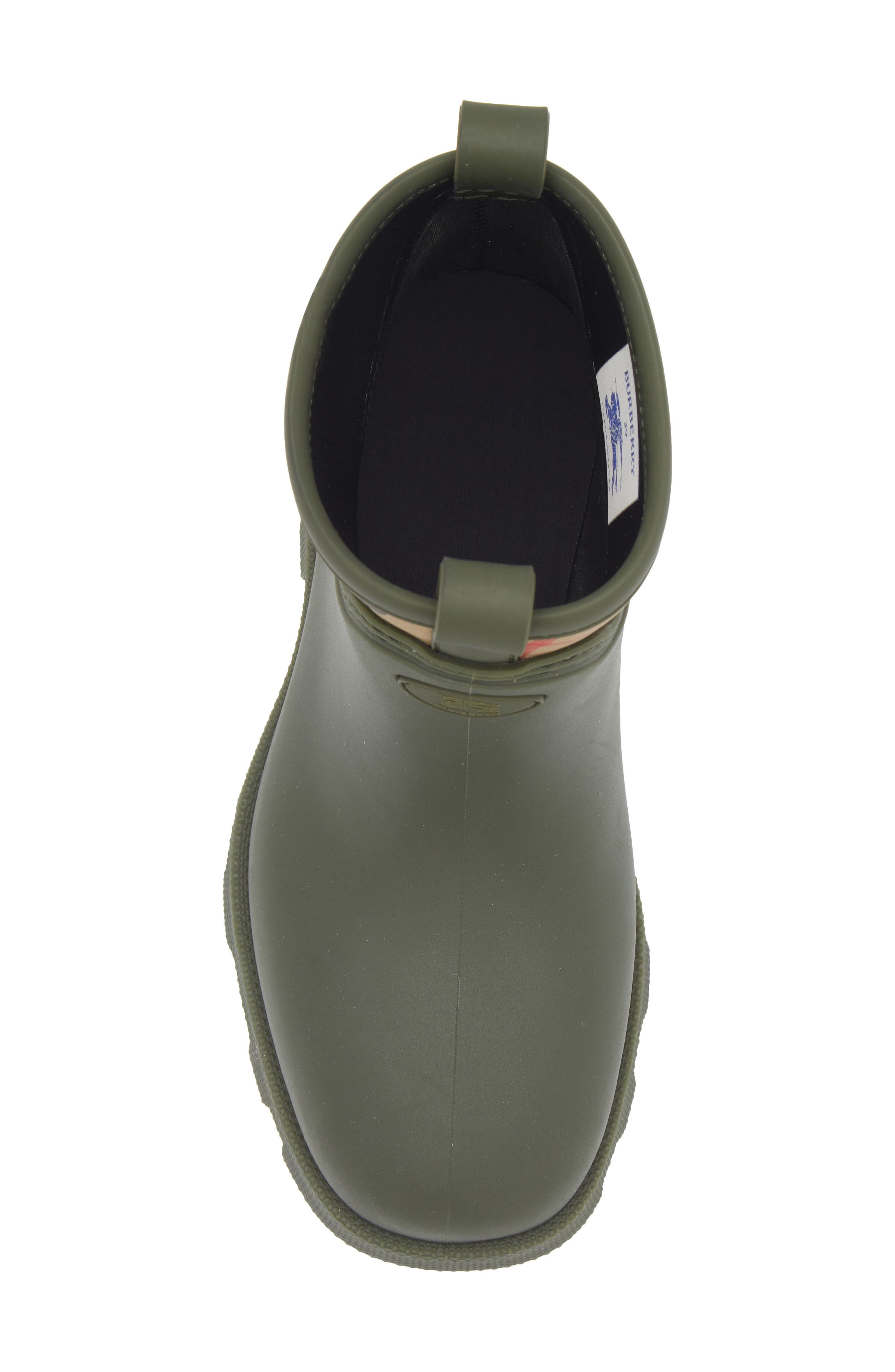 burberry Marsh Stamp Short Rain Boot in Loch at Nordstrom - 5