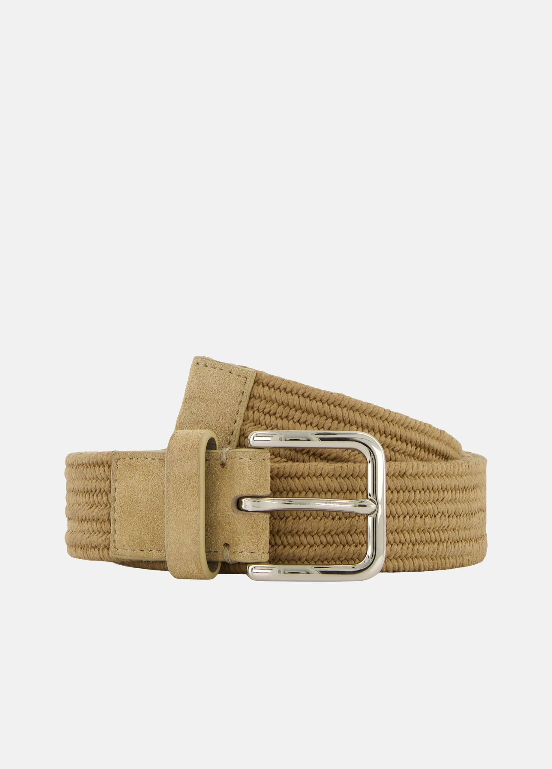 Men's Alex 32mm Woven Suede Belt - 1