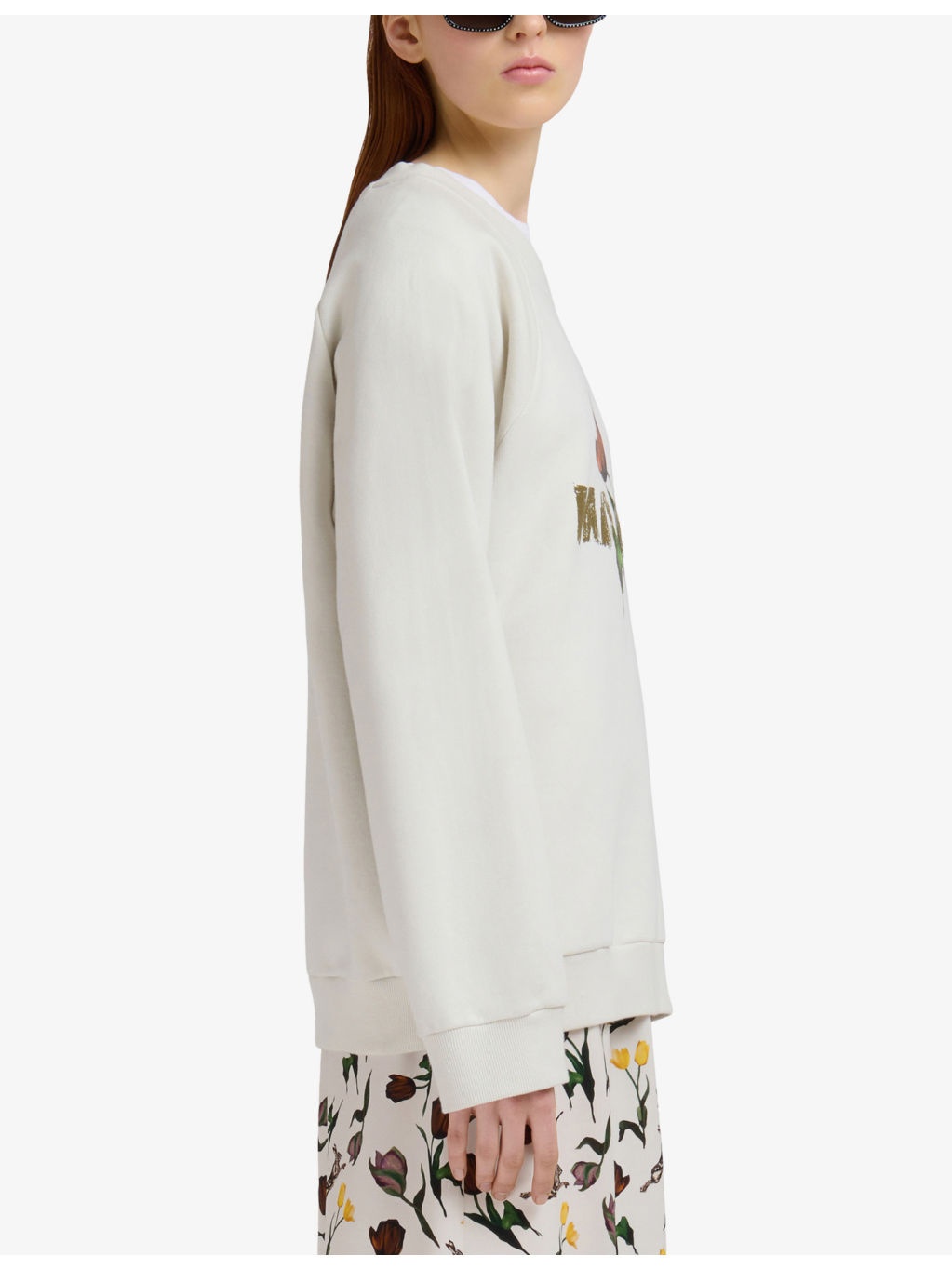 Logo-Print Round-Neck Cotton-Jersey Sweatshirt - 4