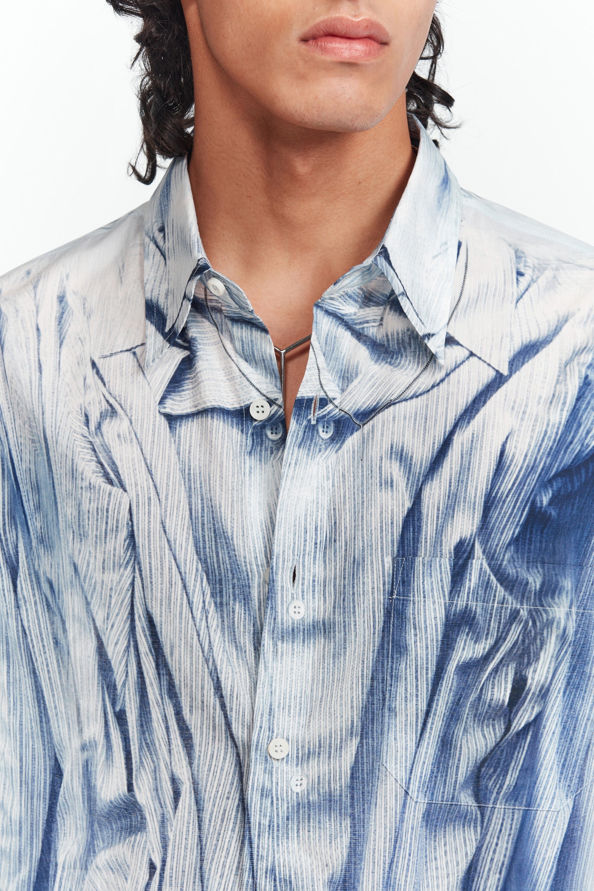 Compact Print Shirt - 4