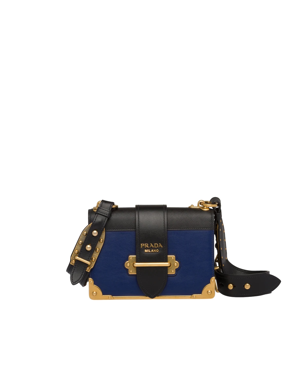 Leather Prada Cahier Bag - 1