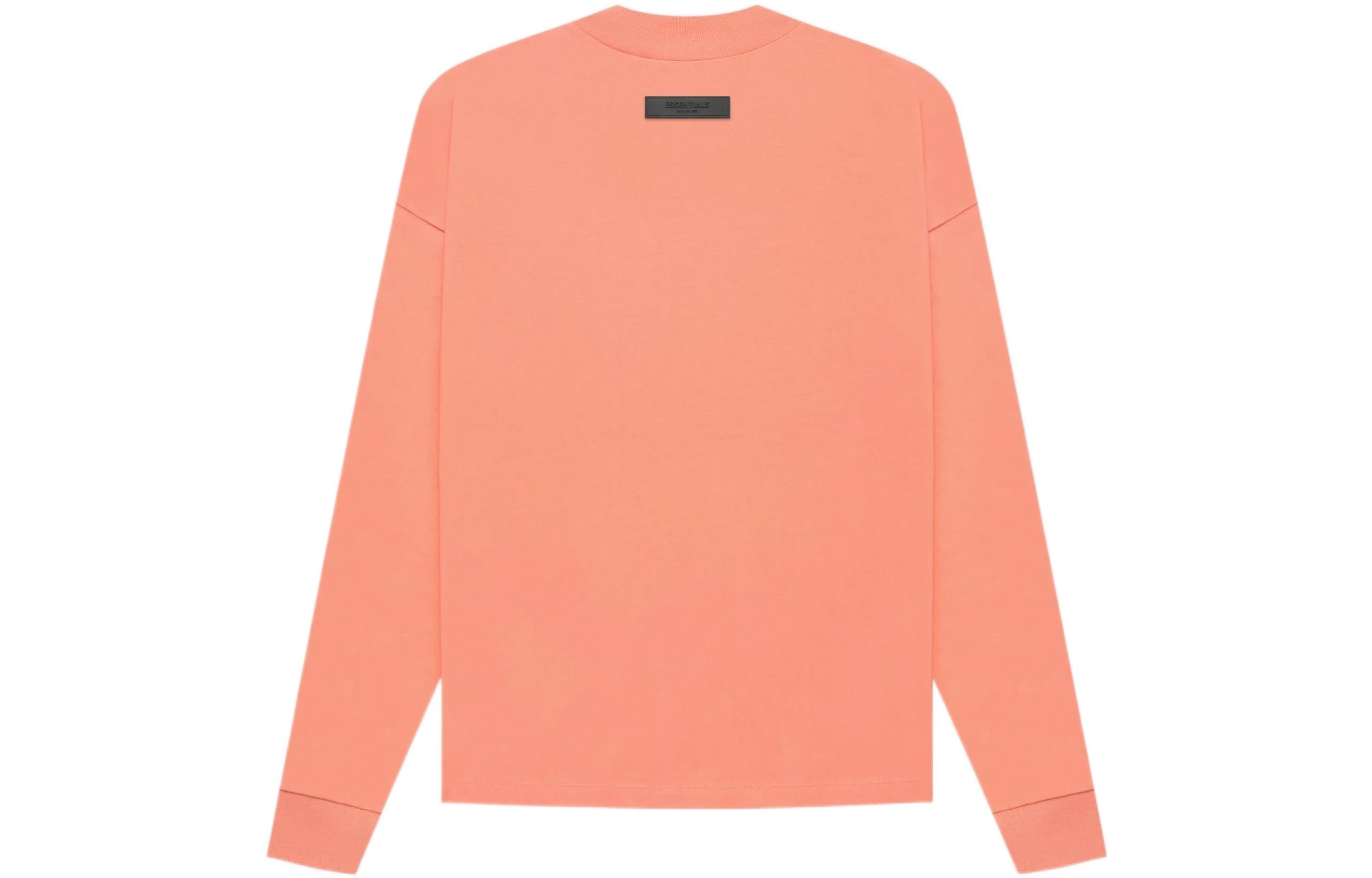 Fear of God Essentials FW22 Long Sleeve Tee Coral FOG-FW22-055 - 3