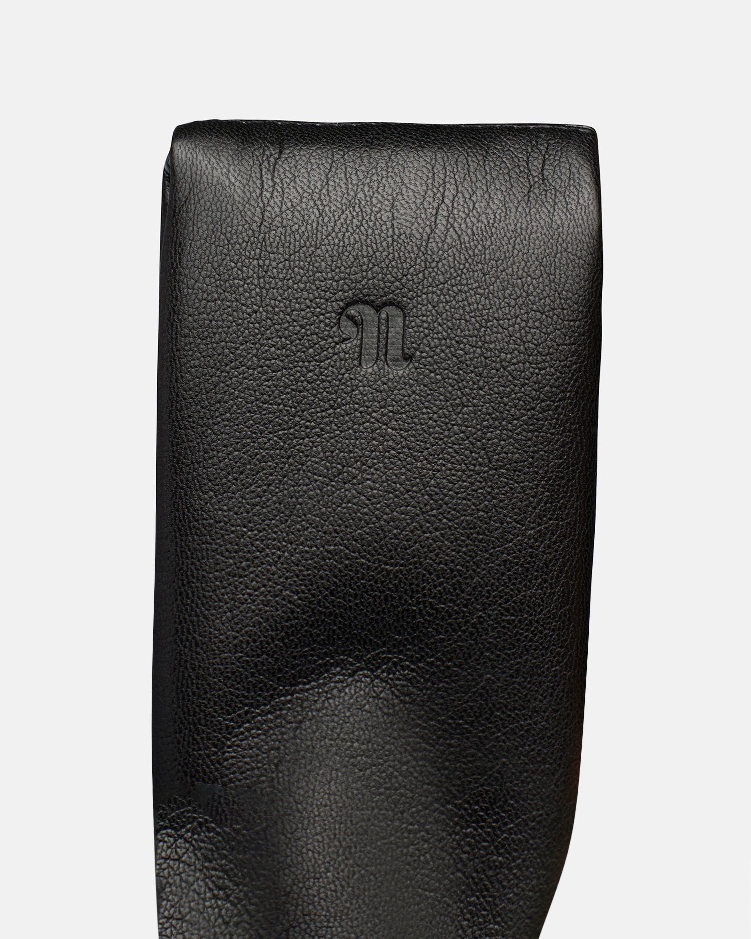 JEN LARGE - OKOBOR™ alt-leather large clutch bag - Black - 3