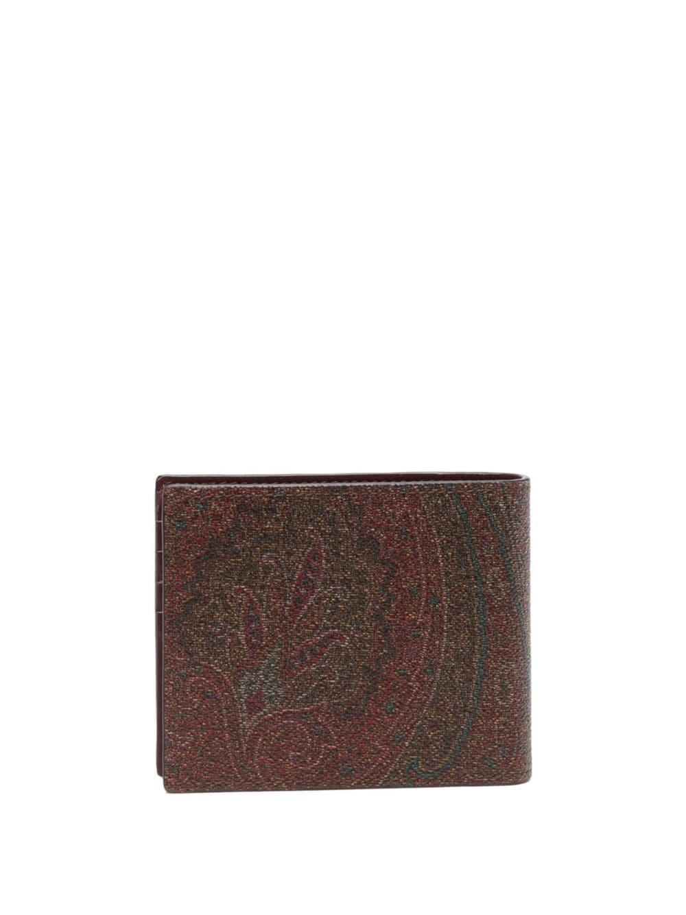 logo-embroidered leather wallet - 2