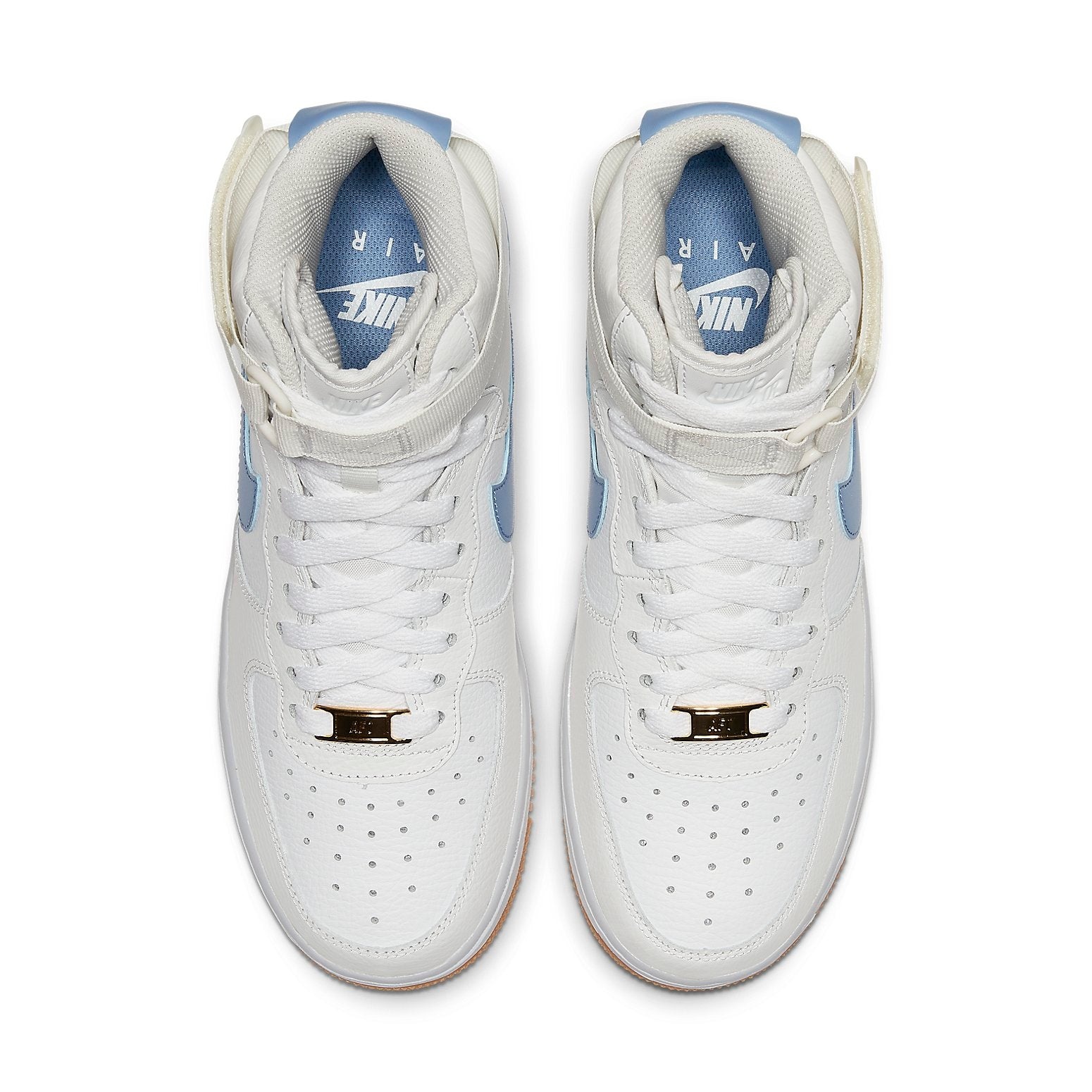 (WMNS) Nike Air Force 1 High 'White Light Blue Gum' 334031-114 - 4