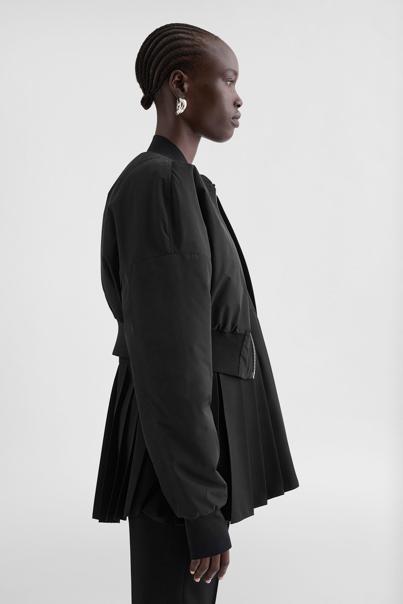 Taffeta Cropped Bomber Jacket 3
