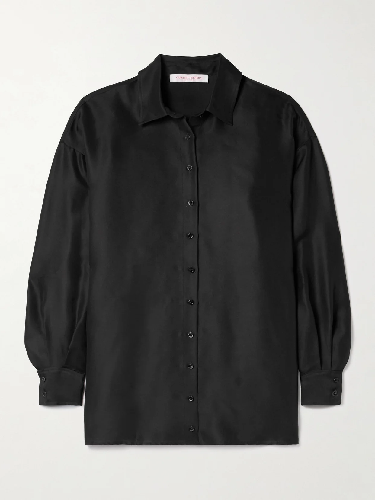 Oversized Silk-gazar Shirt - 1
